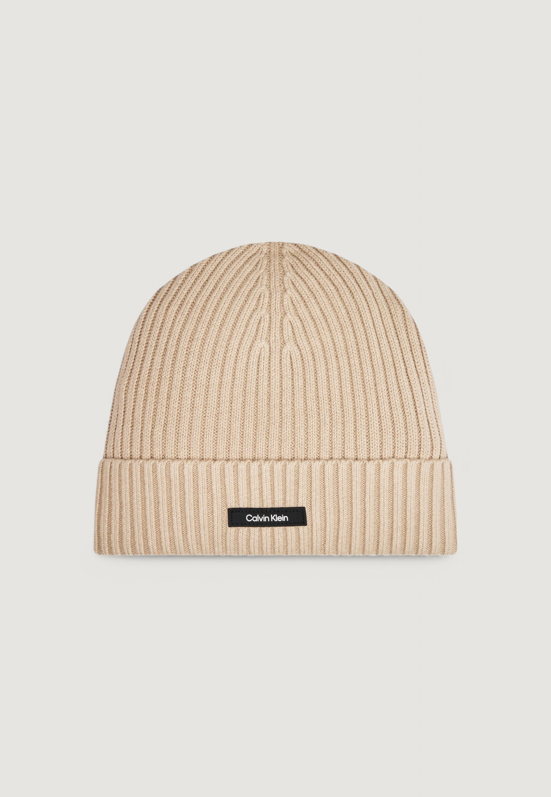 Berretto Calvin Klein CLASSIC COTTON RIB BEANIE