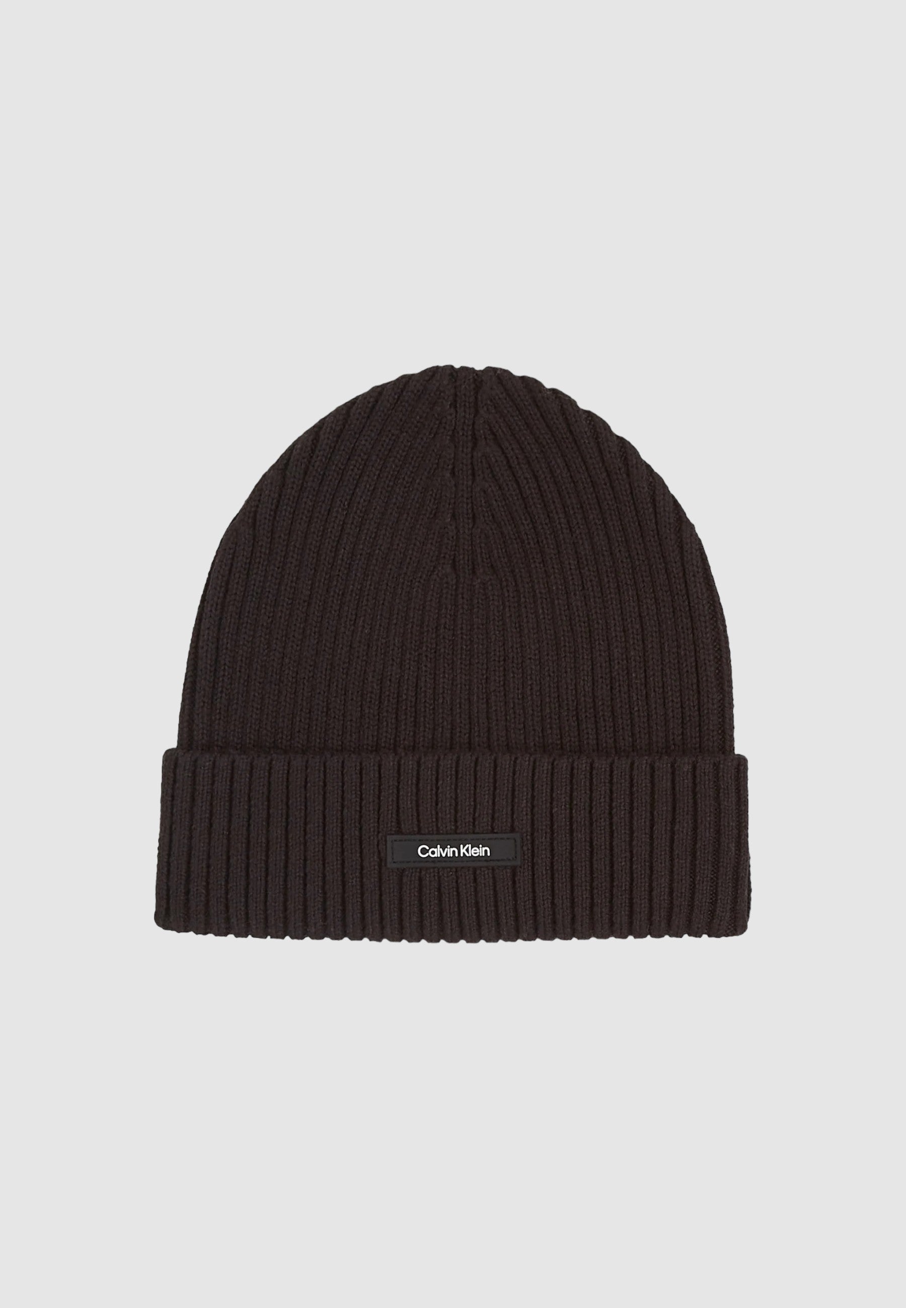 Berretto Calvin Klein CLASSIC COTTON RIB BEANIE
