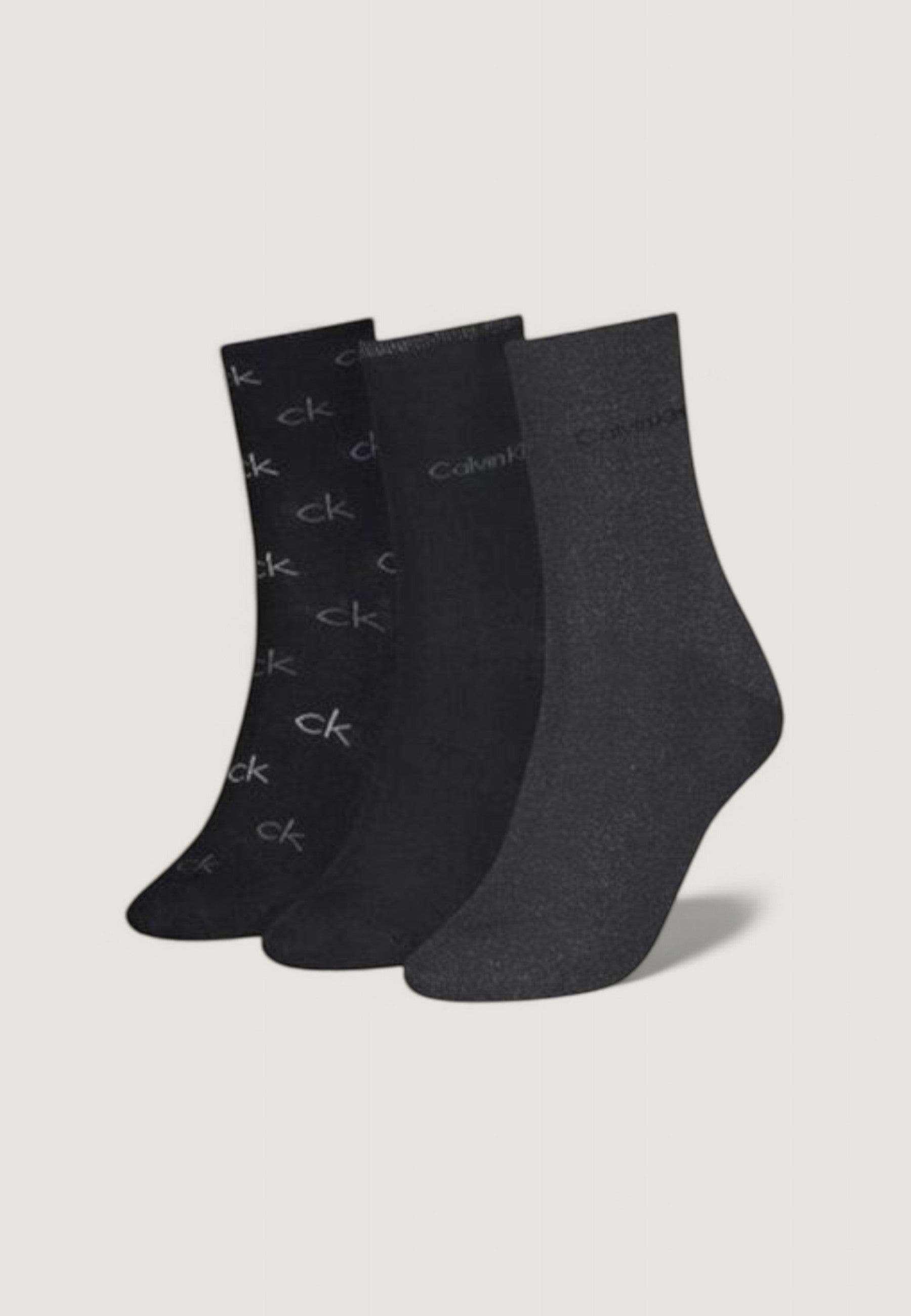 Calzini Calvin Klein SOCK 3P LUREX LOGO GI