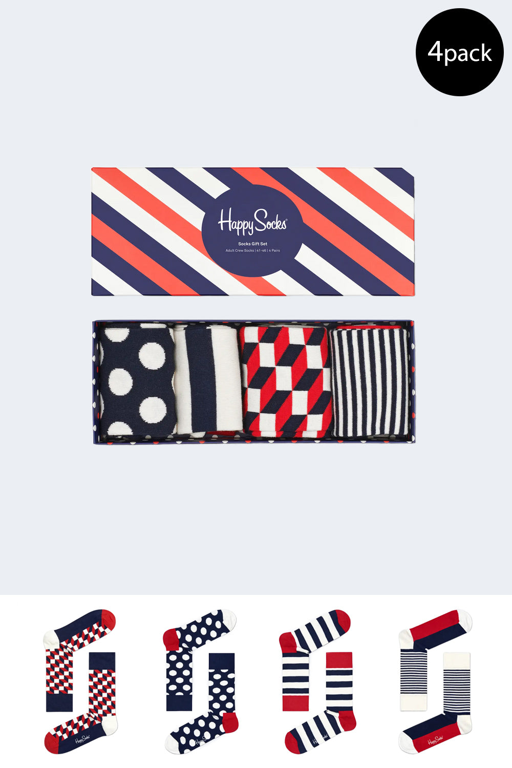 Calzini Happy Socks PACK CLASSIC NAVY SOCKS GIFT SET