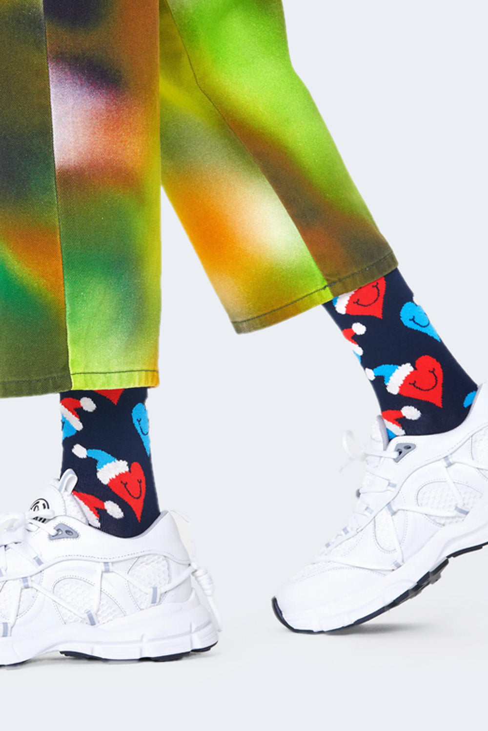 Calzini Happy Socks SANTA LOVE SMILEY SOCK