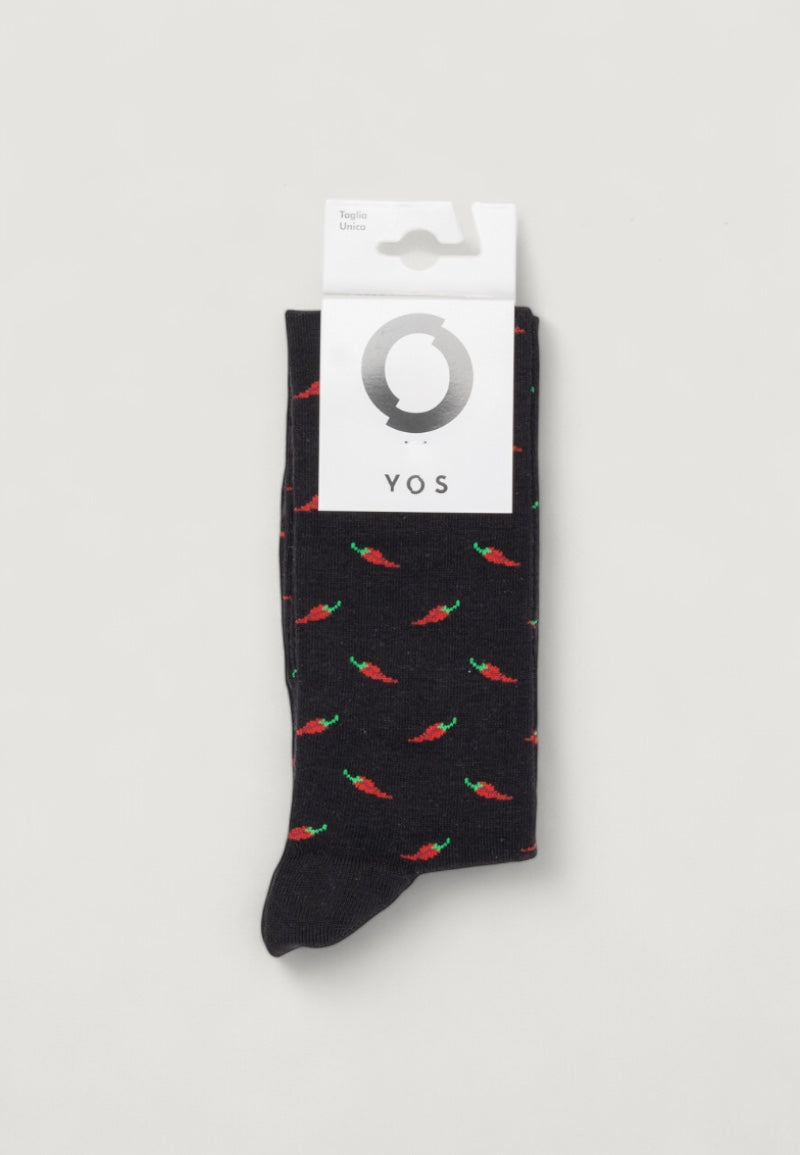 Knee high socks YOS PEPERONCINO