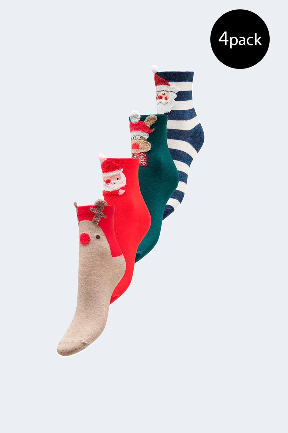 Calzini Only ONLXIA MULTI XMAS SOCK BOX 4-PACK