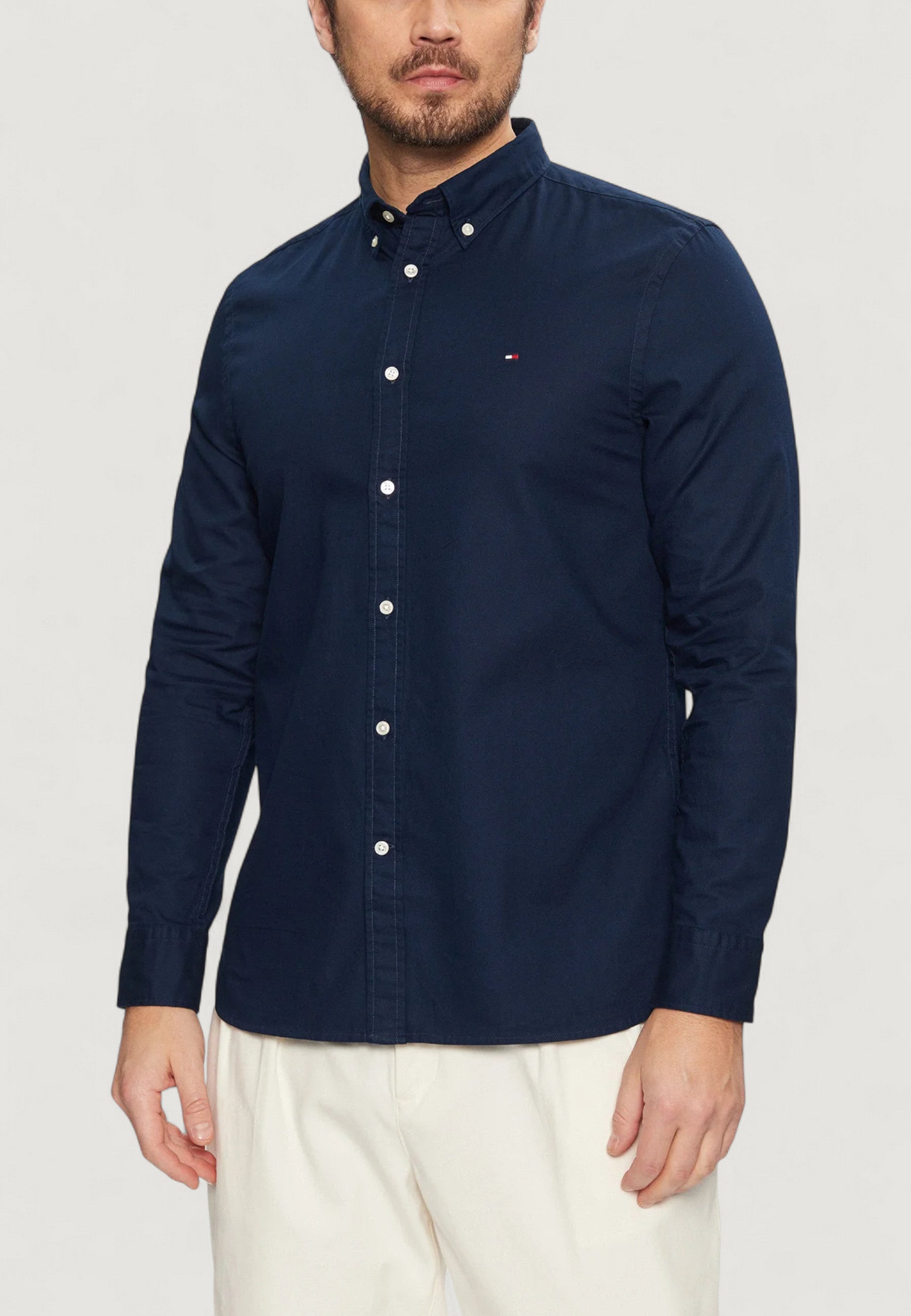 Long sleeve shirt Tommy Hilfiger FLEX DOBBY SF SHIRT