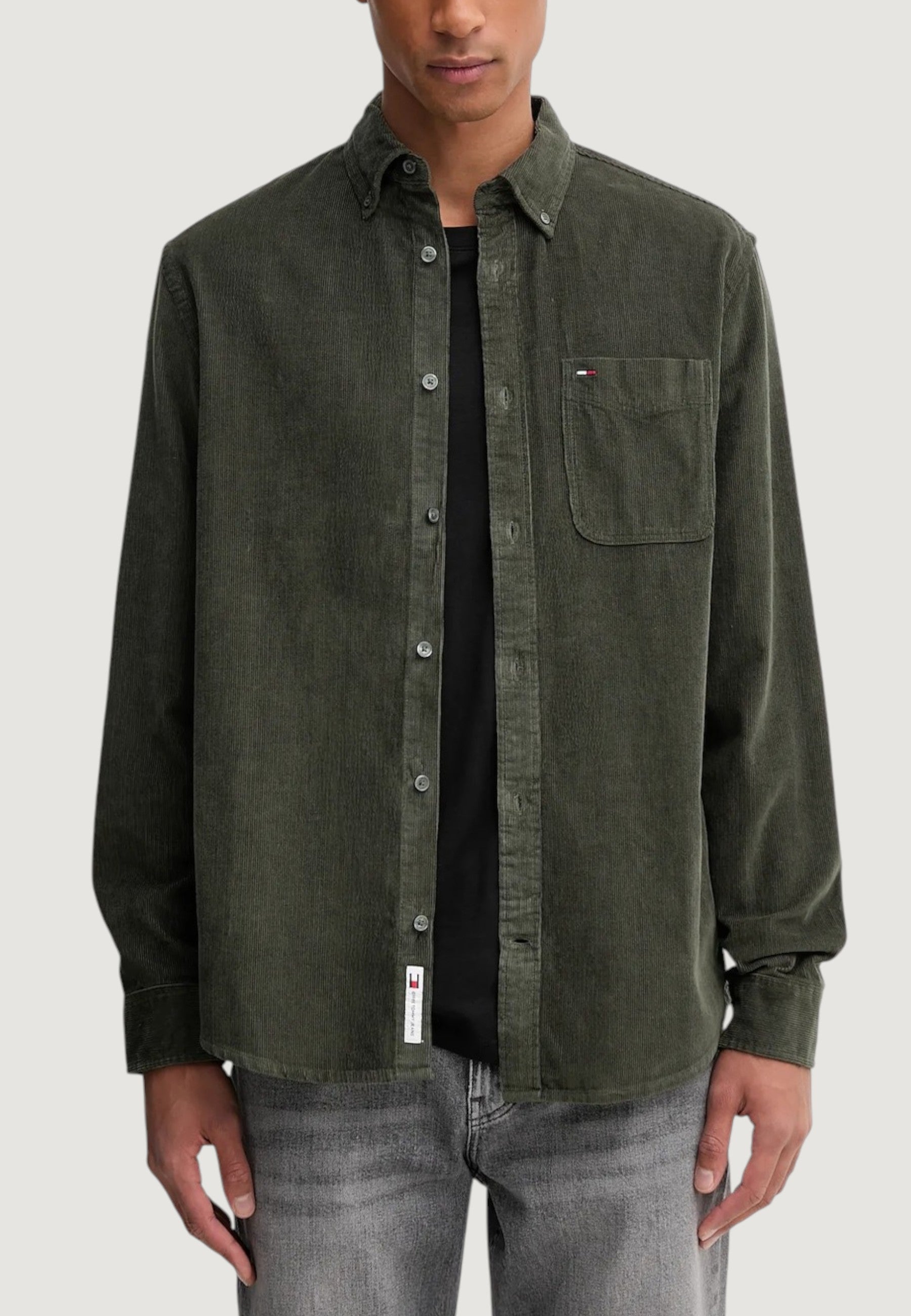 Long sleeve shirt Tommy Hilfiger Jeans TJM REG BABY CORD SH