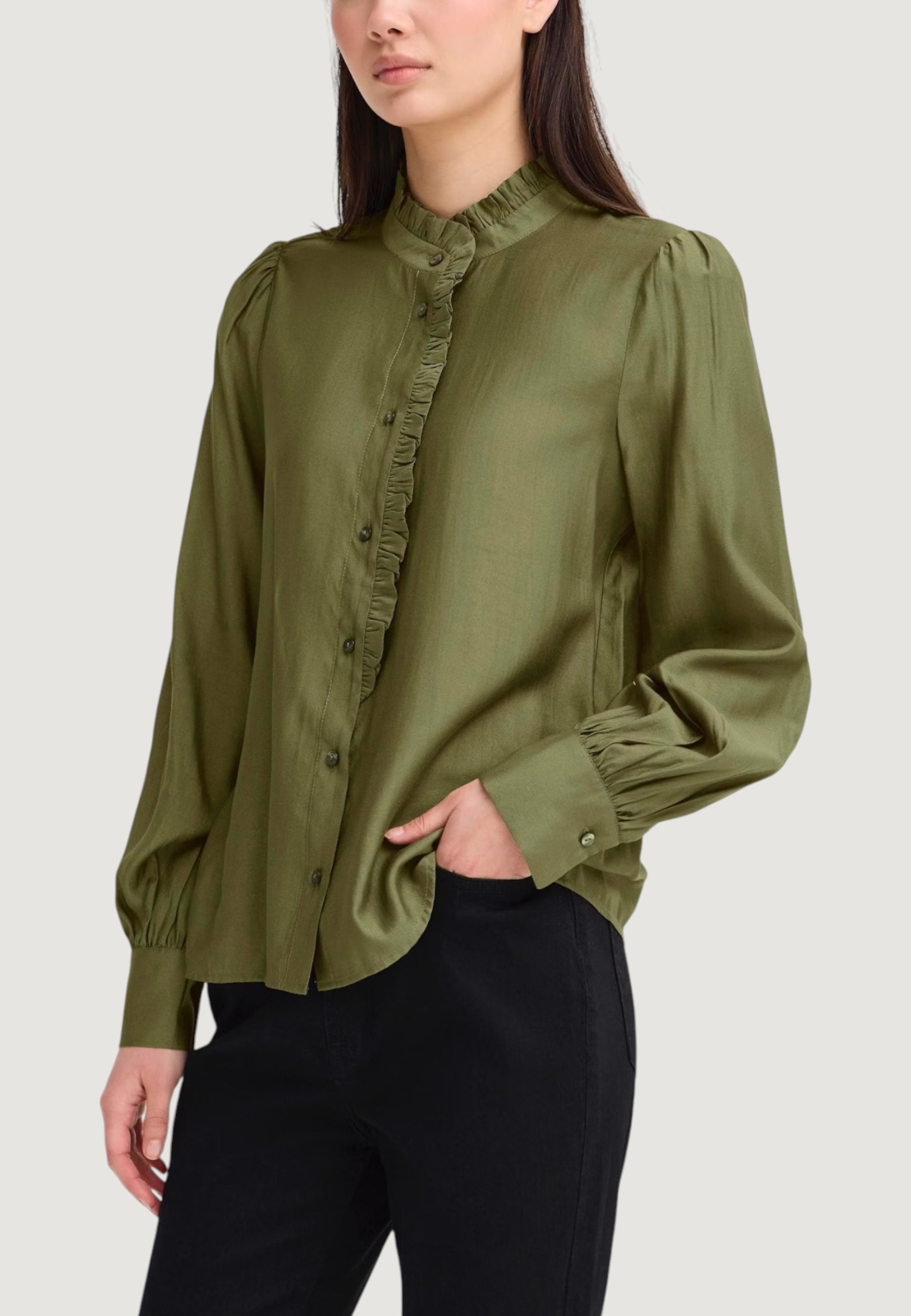 Camicia manica lunga ICHI IHKARLANI SH