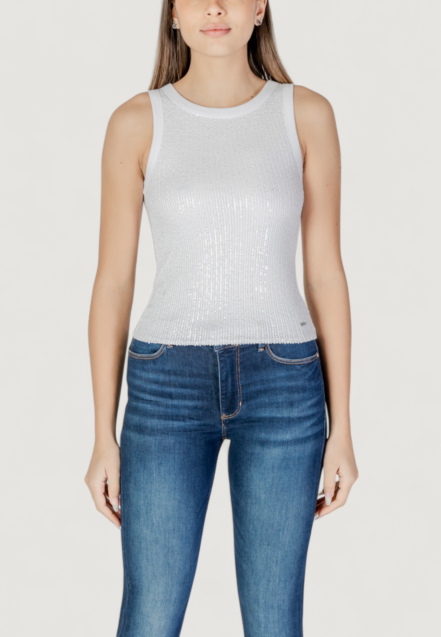 Tank top Guess ALEXIA SEQUINS TANK