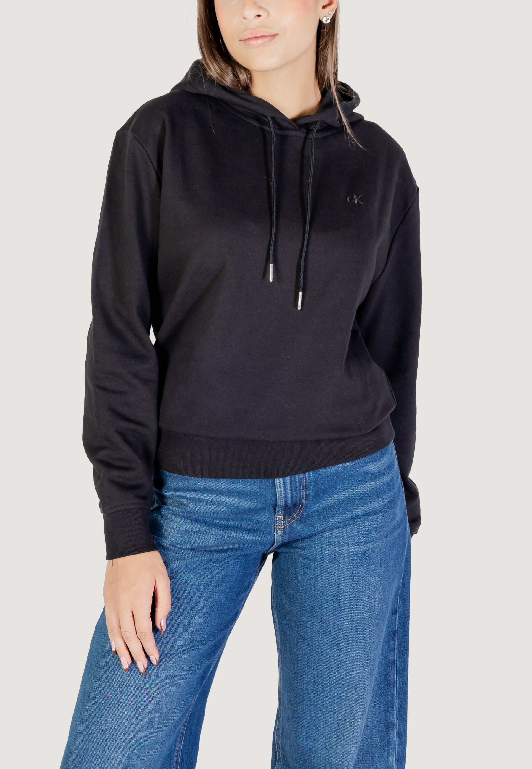 Felpa con cappuccio Calvin Klein Jeans LS ARCHIVE TERRY