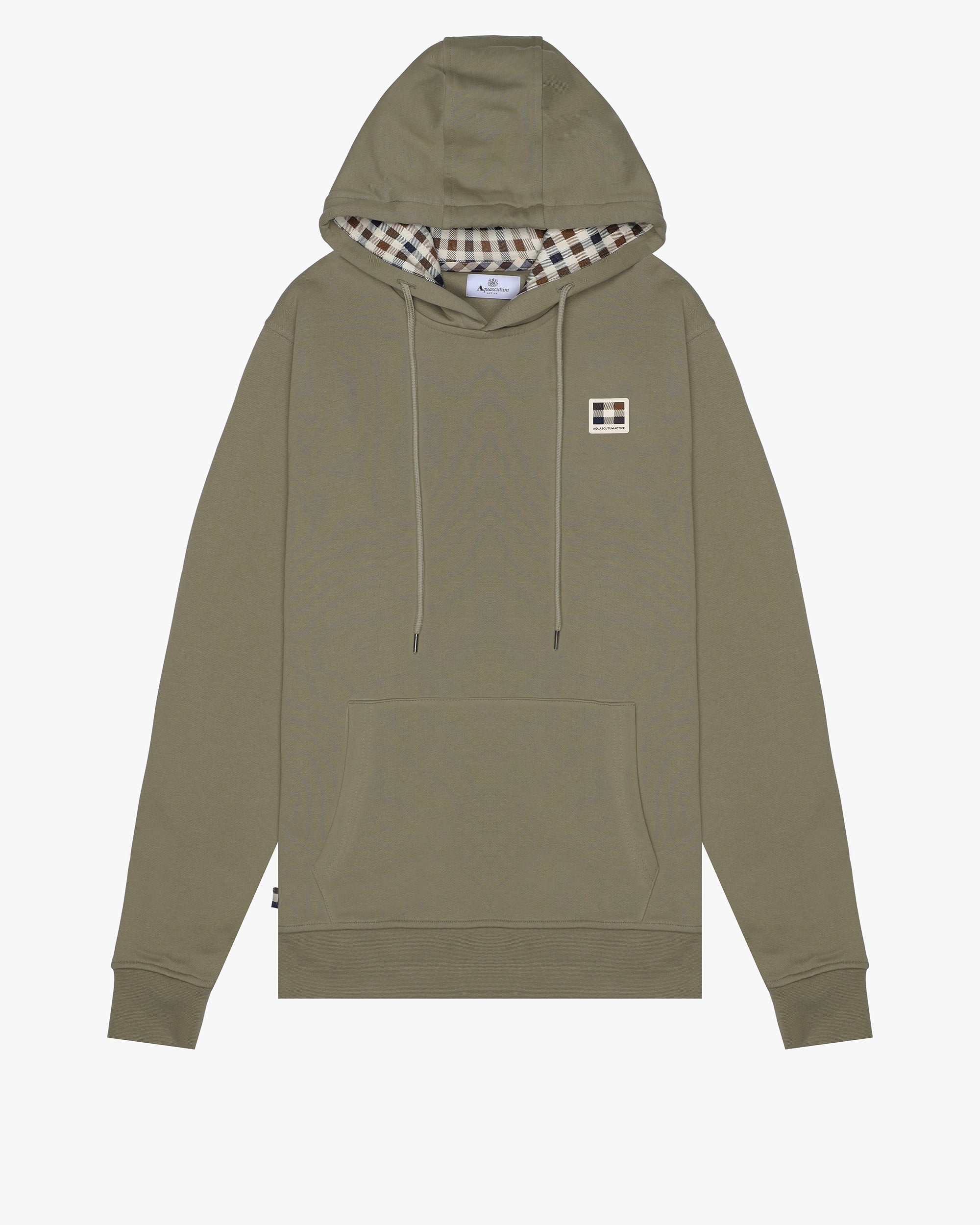 Felpa con cappuccio Aquascutum Active RUBBER PATCH HOODIE FLEECE
