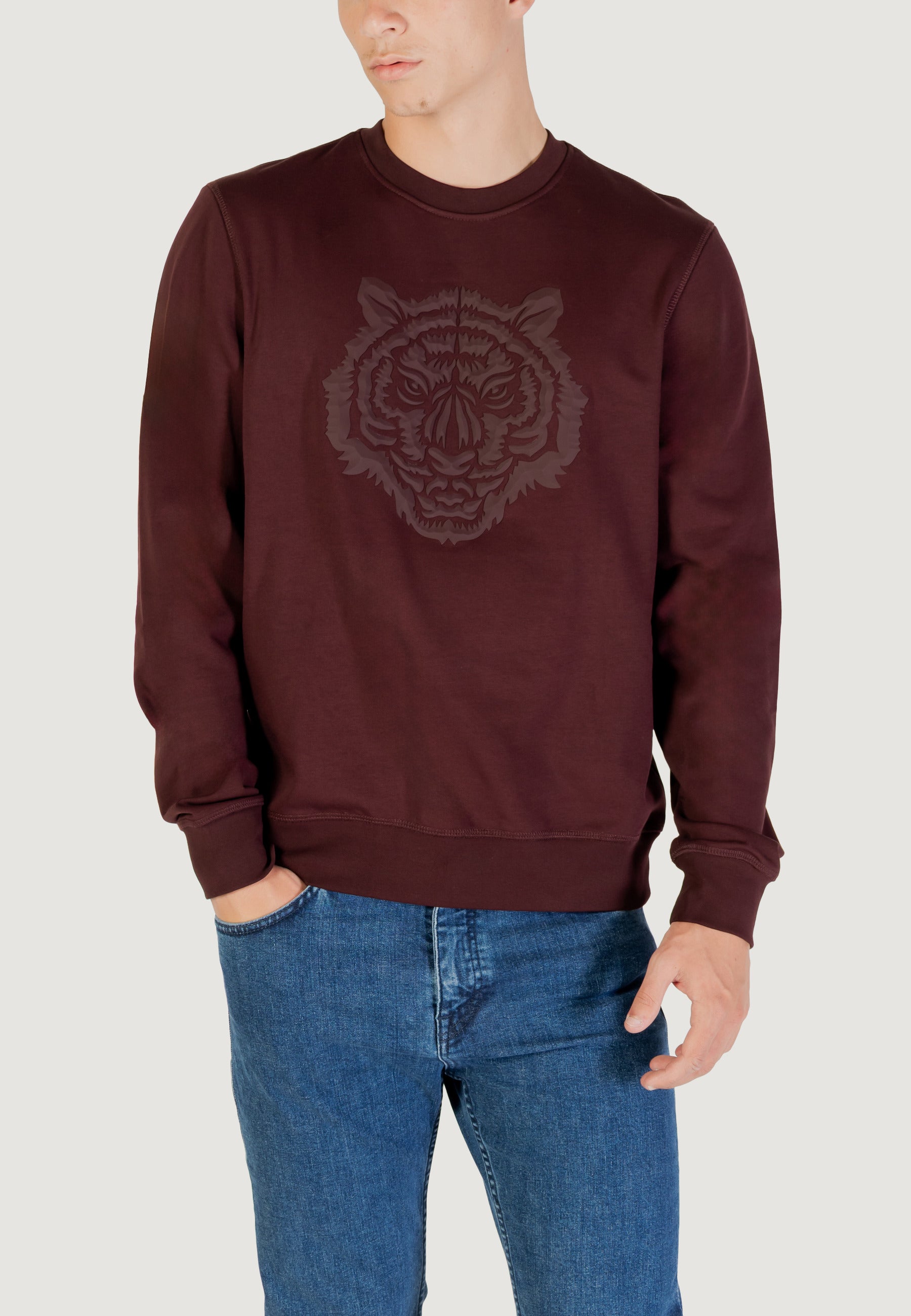 Sweatshirt Antony Morato REGULAR FIT WITH RUBBER PRISM SHAPE PRINT