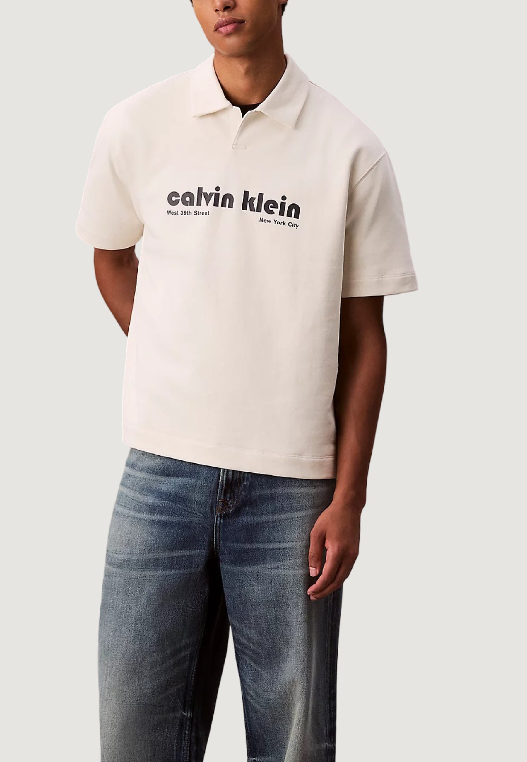 Polo shirt Calvin Klein Jeans SS PREMIUM TERRY REL