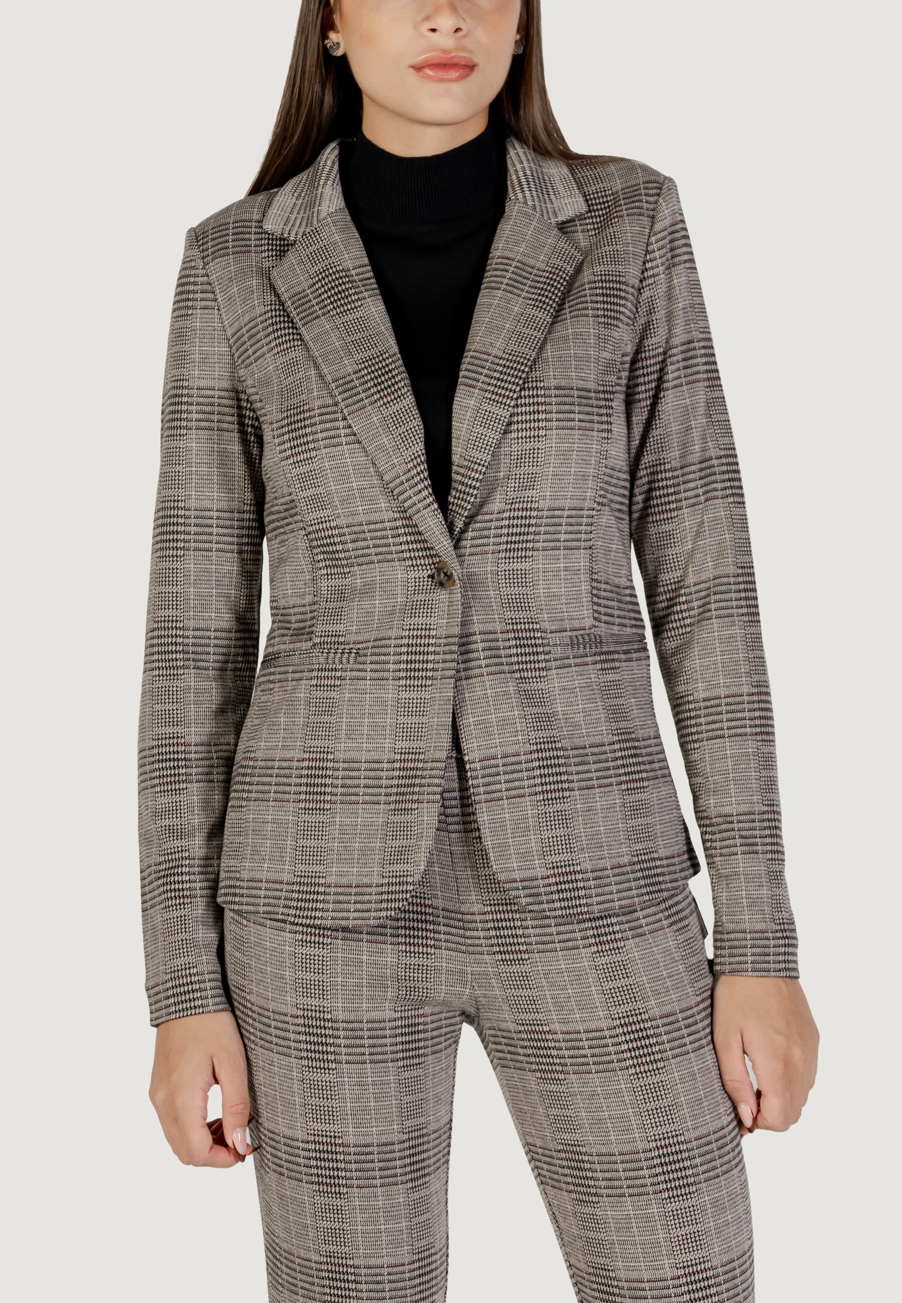 Giacca da completo ICHI IHMANSE CHECK BL