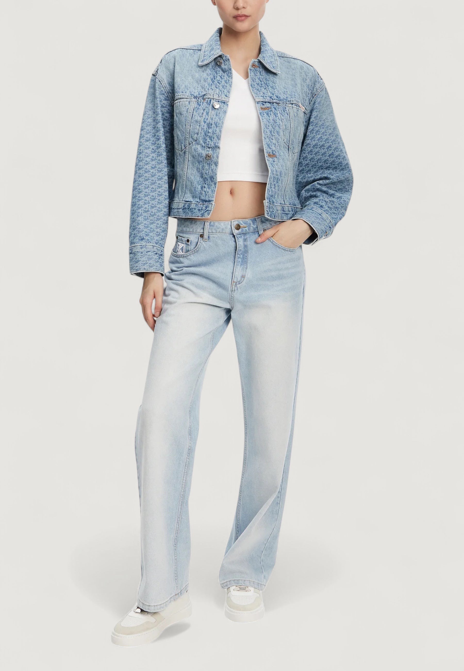 Giacchetto Calvin Klein Jeans CINCHED TRUCKER CK L