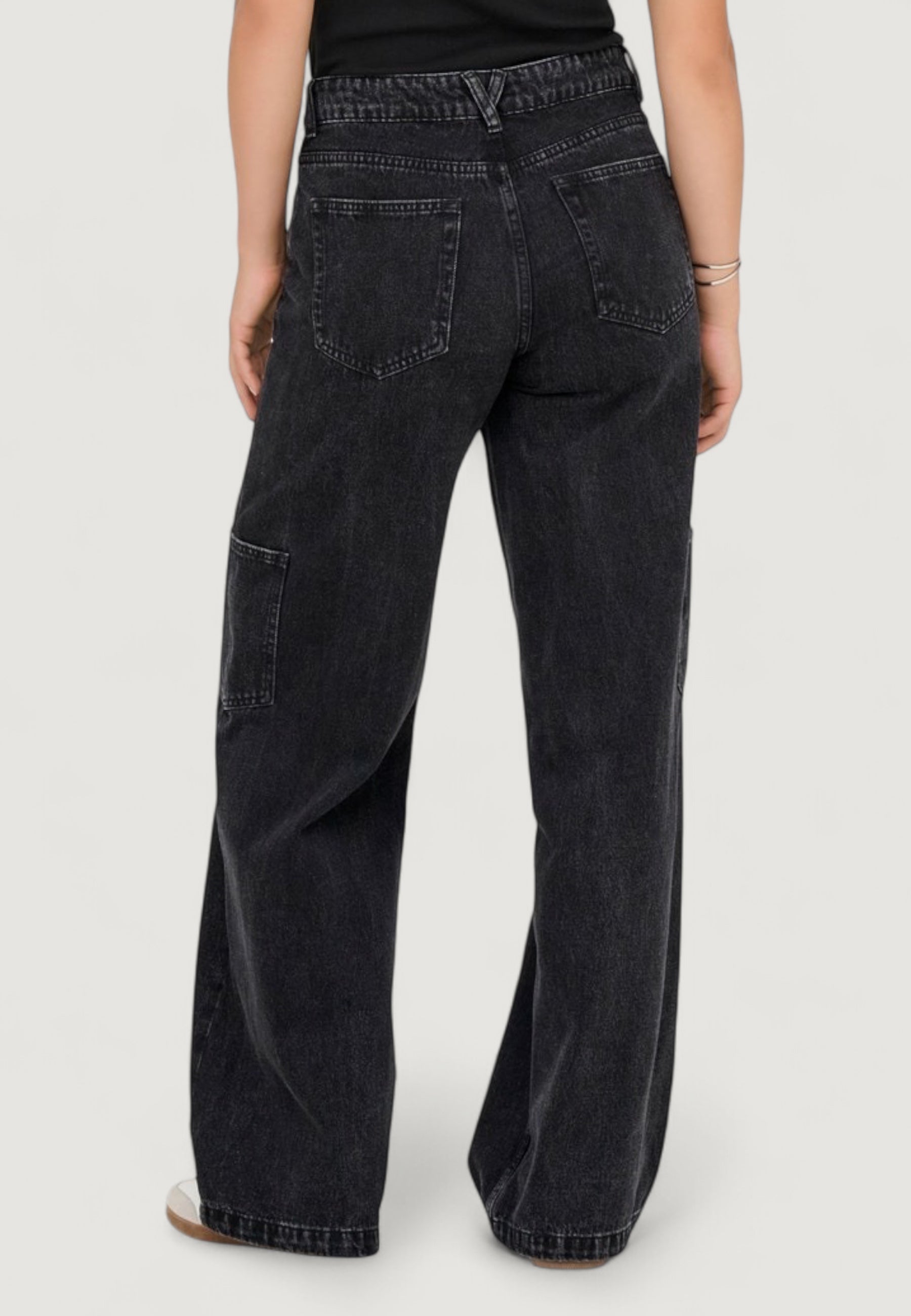Baggy jeans Only Onlkira Reg Wide Cargo Dnm Mae