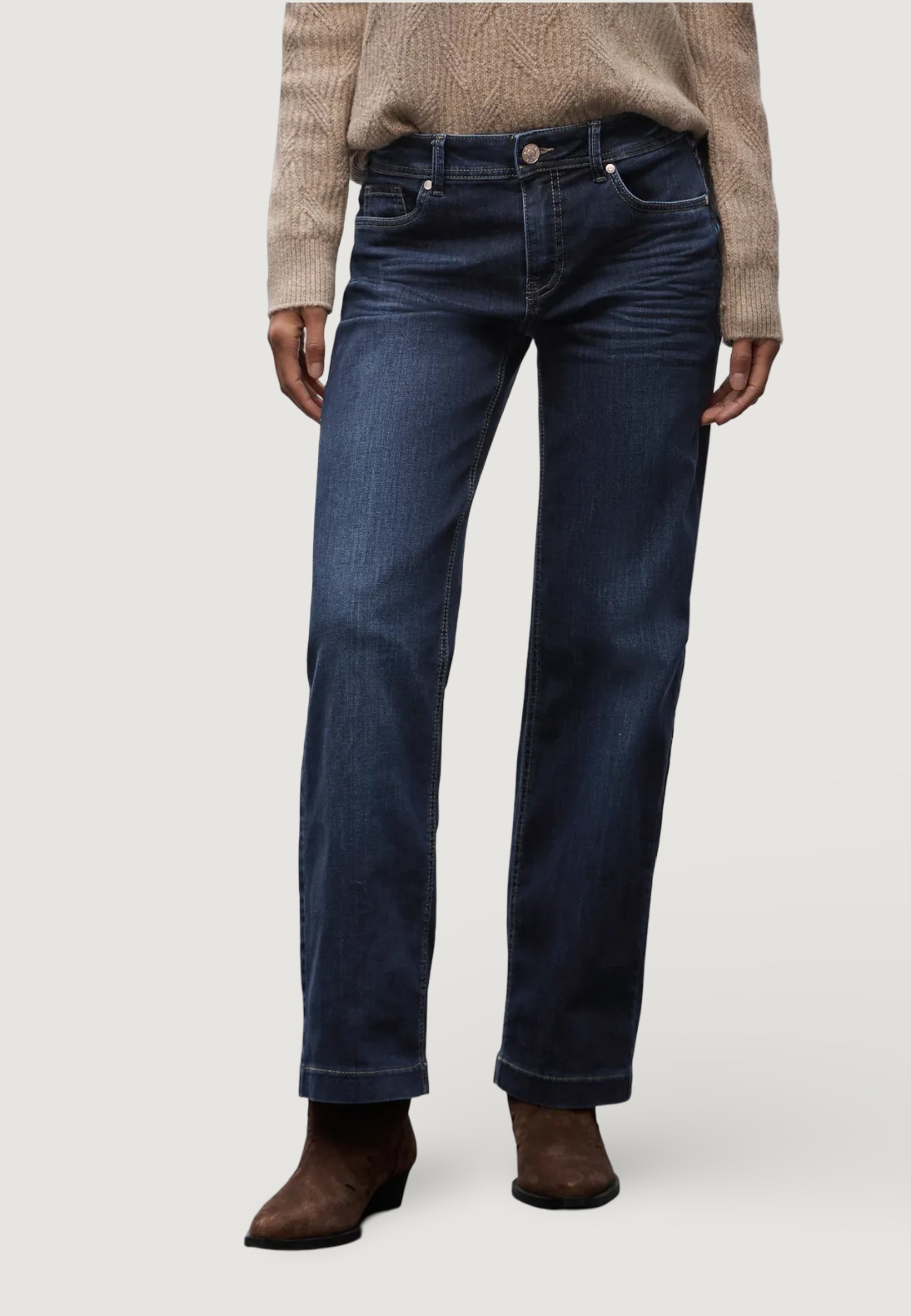 Jeans mom Street One QR Style Straight Leg,mw
