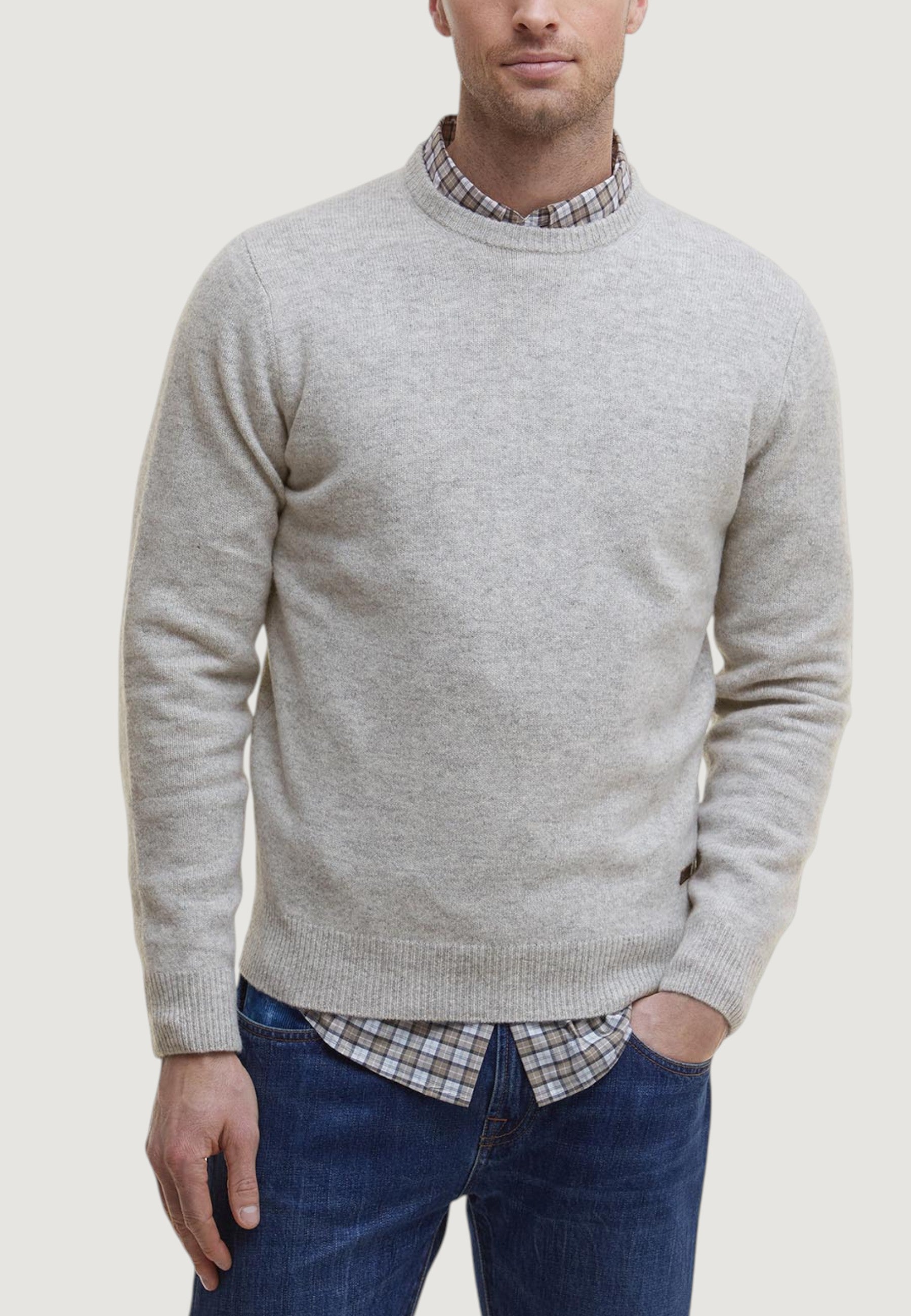 jersey Barbour ESSENTIAL PATCH CREW