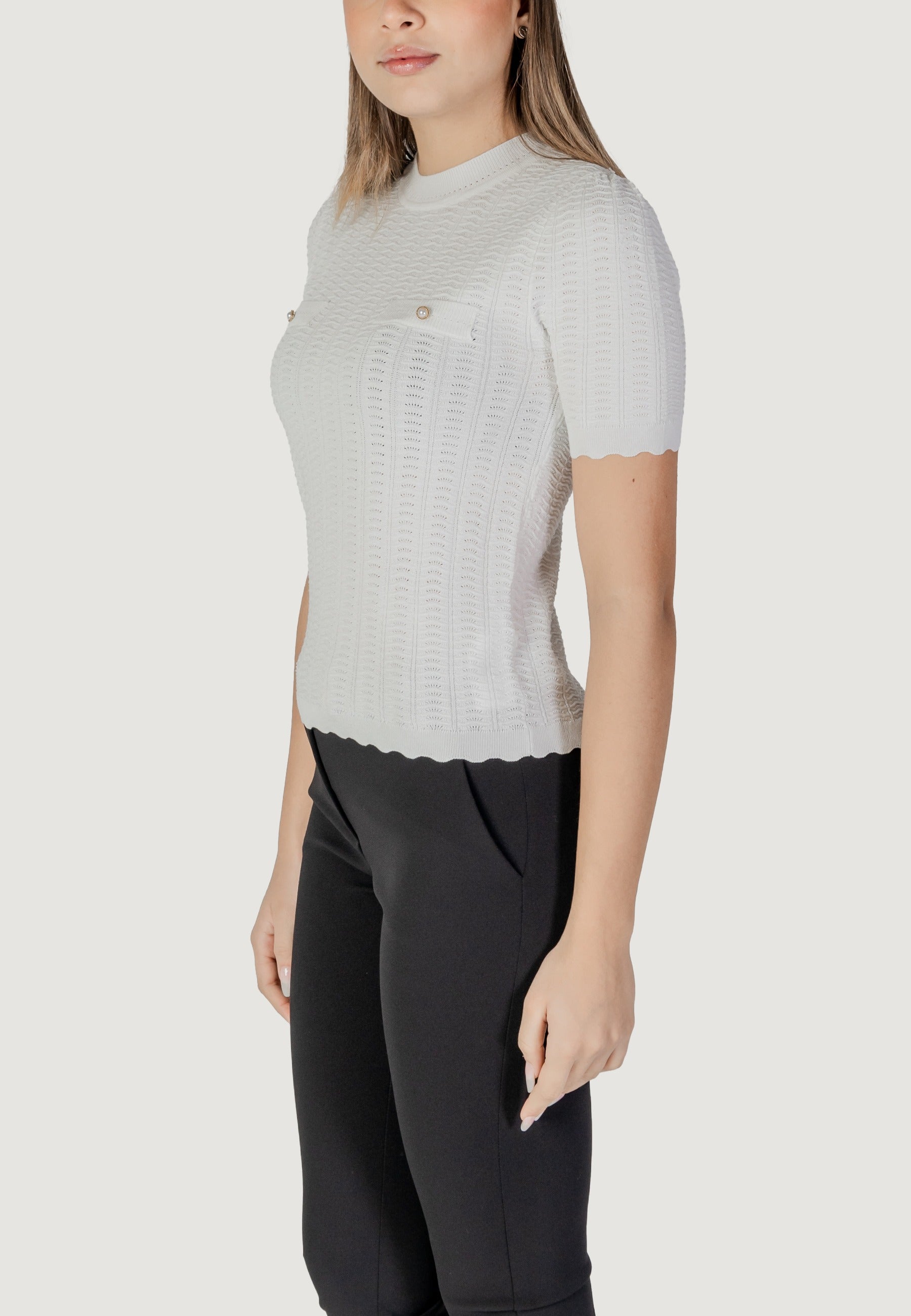 Maglia in filo manica corta Morgan De Toi 251-MSEOUL