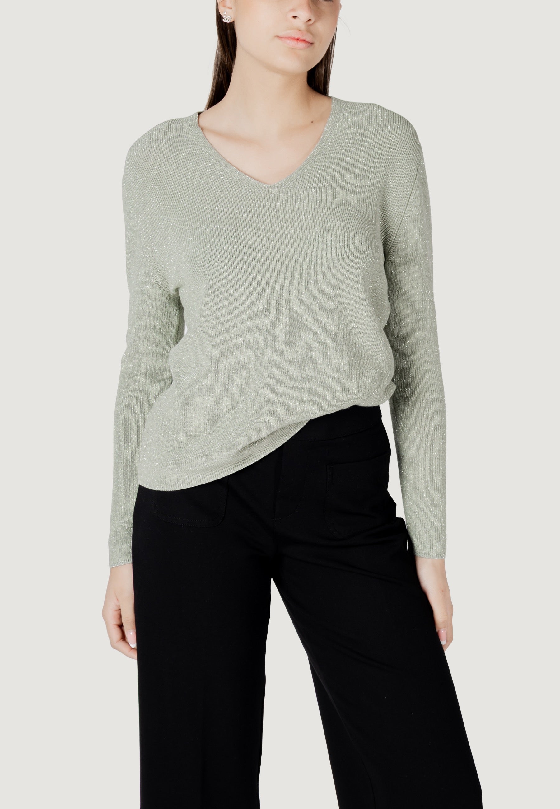 Maglia Street One LTD_QR_lurex v-neck sweater