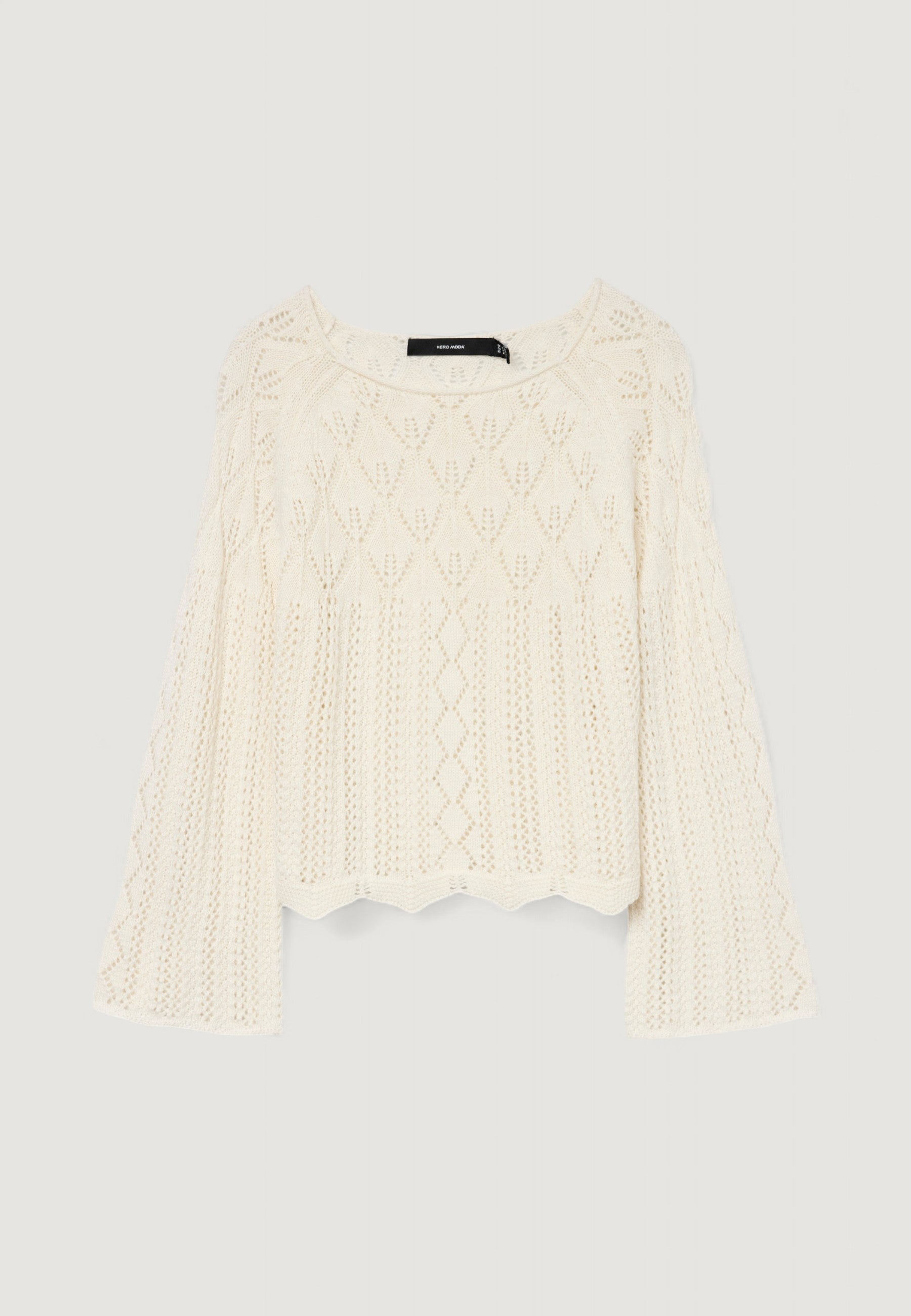 Jersey Vero Moda VMGINGER 3/4 BOATNECK PULLOVER GA NOOS