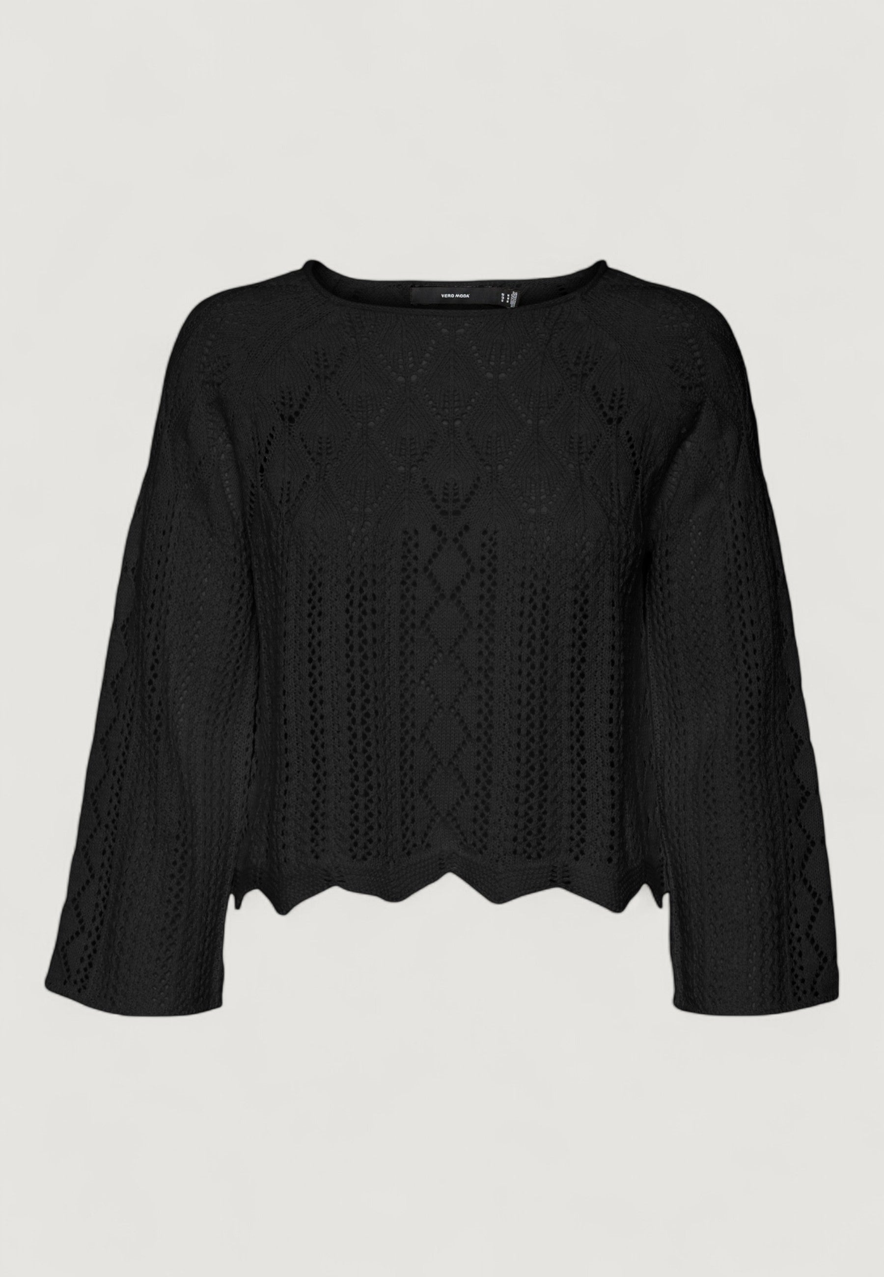 Jersey Vero Moda VMGINGER 3/4 BOATNECK PULLOVER GA NOOS