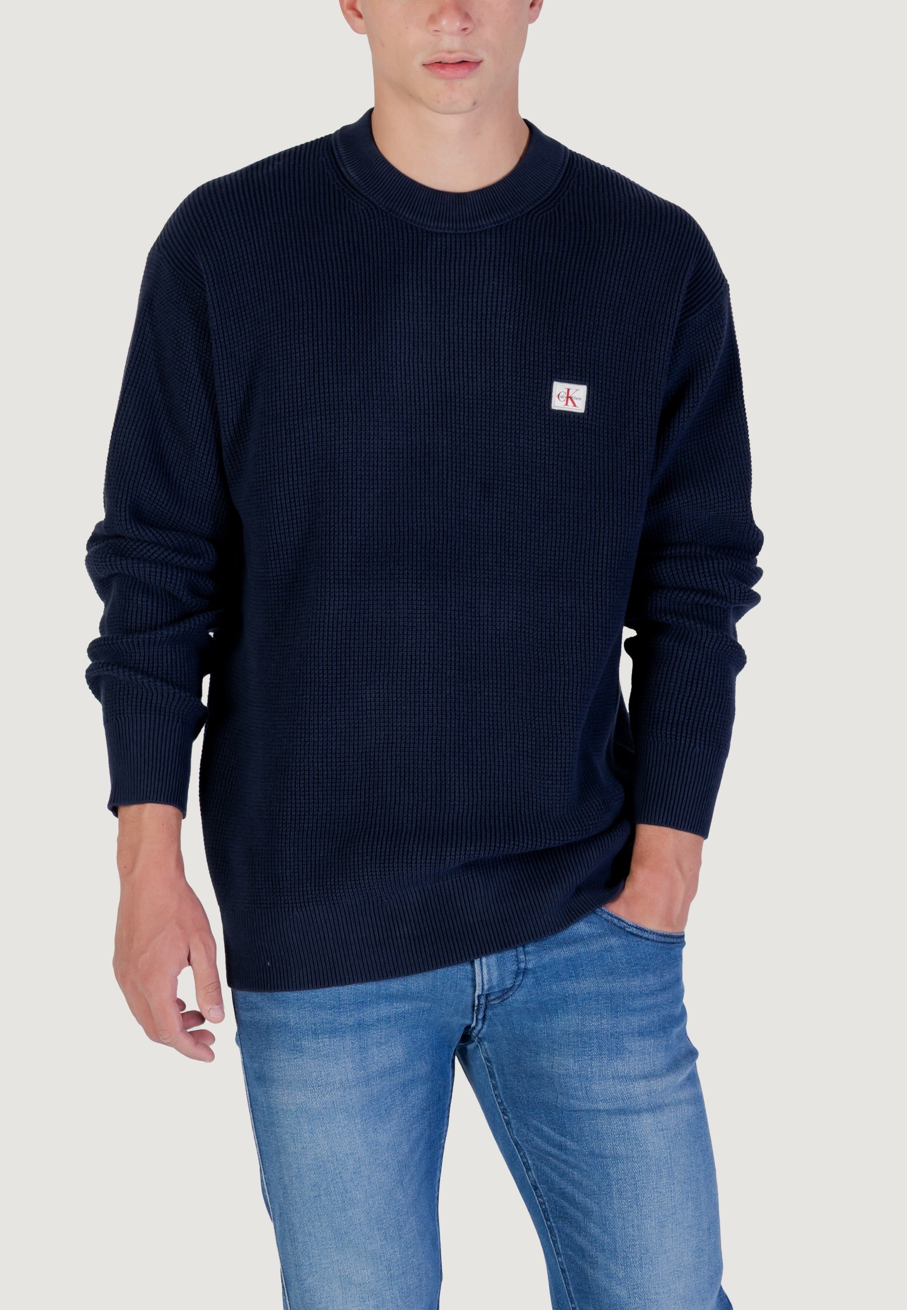 Maglione Calvin Klein Jeans LS EZ COTTON WAFFLE