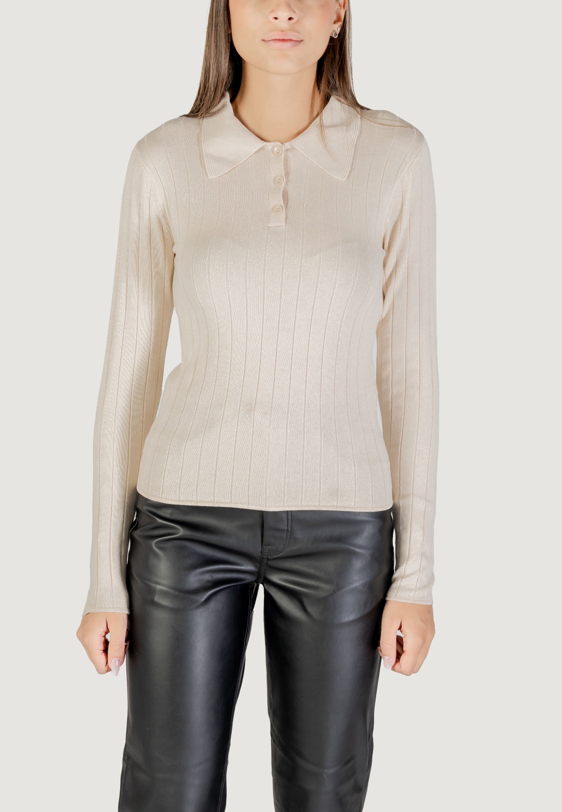 Maglione Jacqueline de Yong Jdykate L/S Polo Pullover Knt