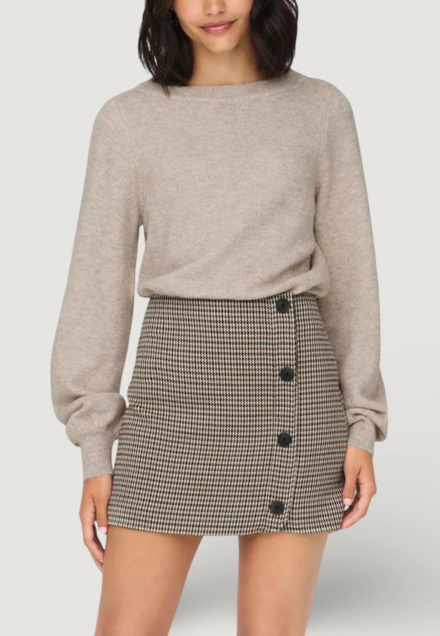 Pullover Jacqueline de Yong JDYRUE GLITTER L/S BOAT PULLOVE KNT NOOS