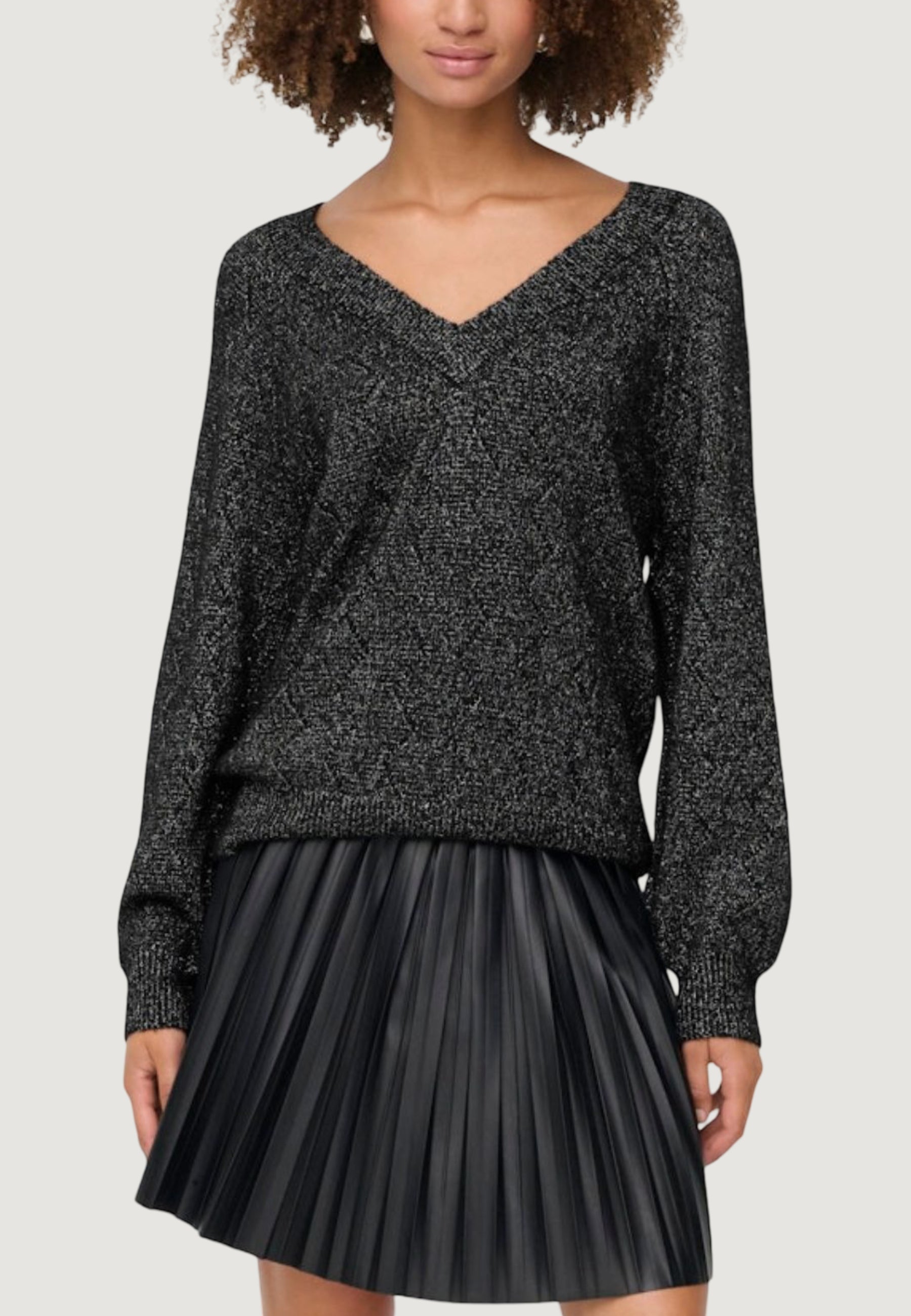 Pullover Jacqueline de Yong Jdyaspen Life L/S V-Neck Pullover Knt