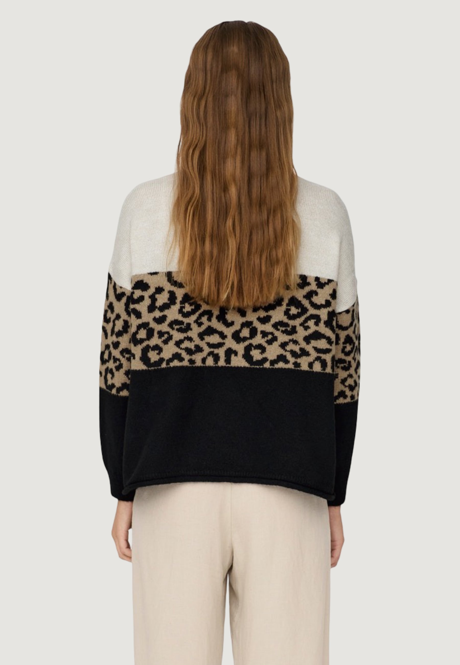 Pullover Only Onljade Animal Ls O-Neck Noos Knt