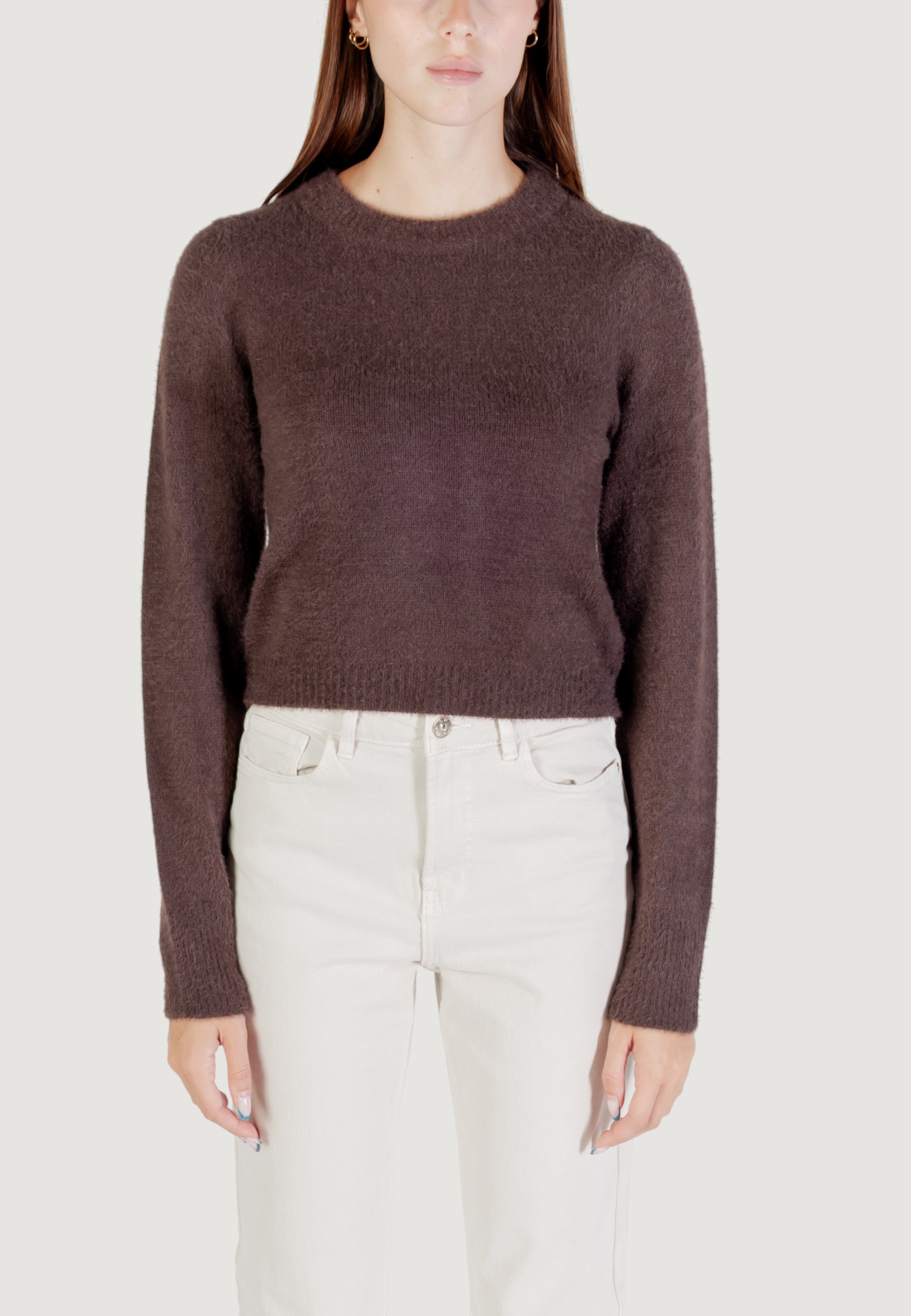 Maglione Only ONLPETRA LS SHORT O-NECK CC KNT