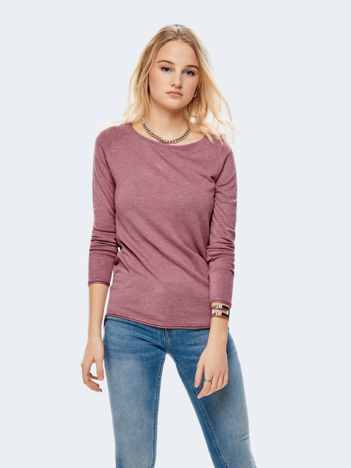 Maglia Only MILA LACY L/S LONG KNT NOOS