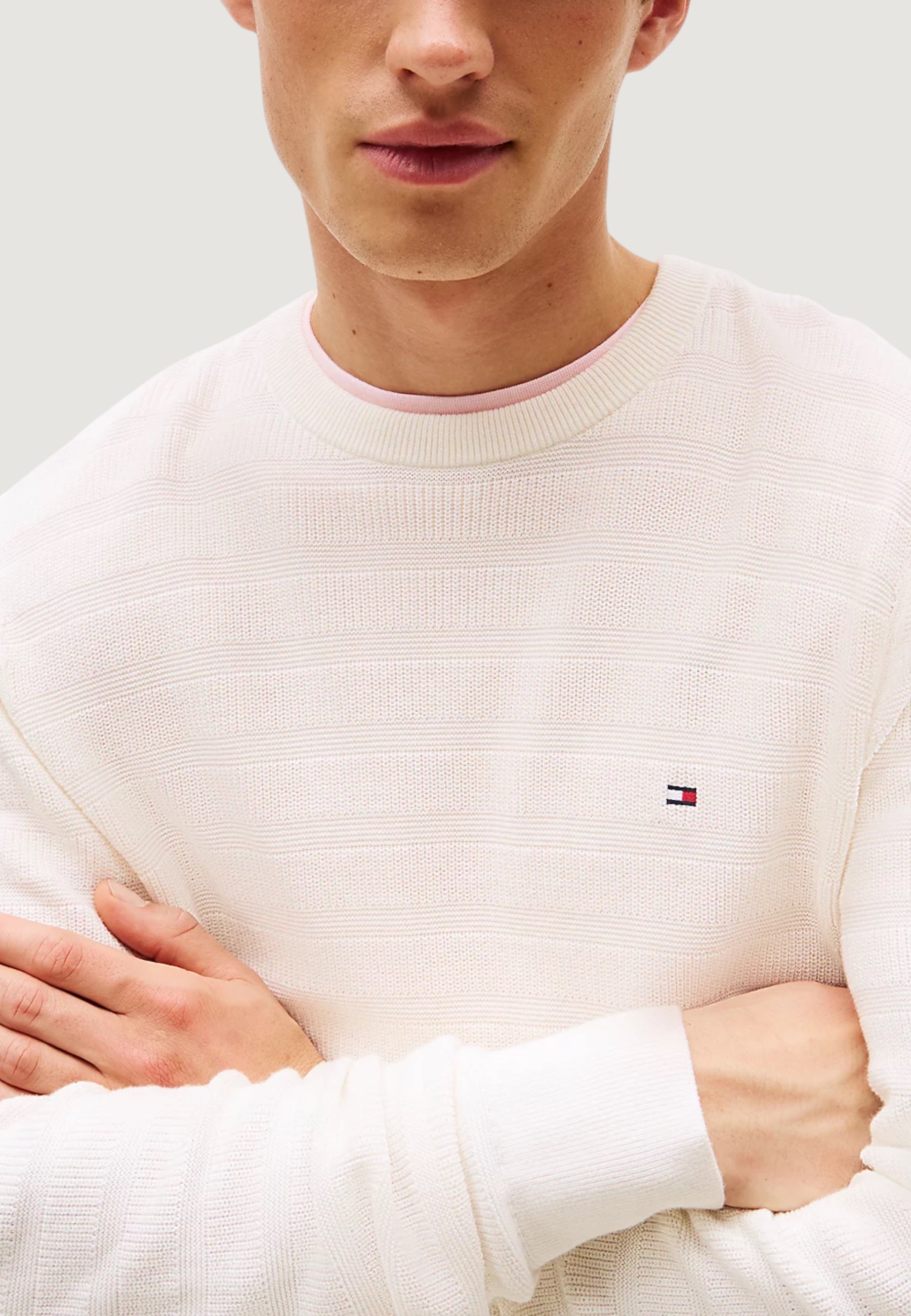 Pullover Tommy Hilfiger STRIPE STRUCTURE C N