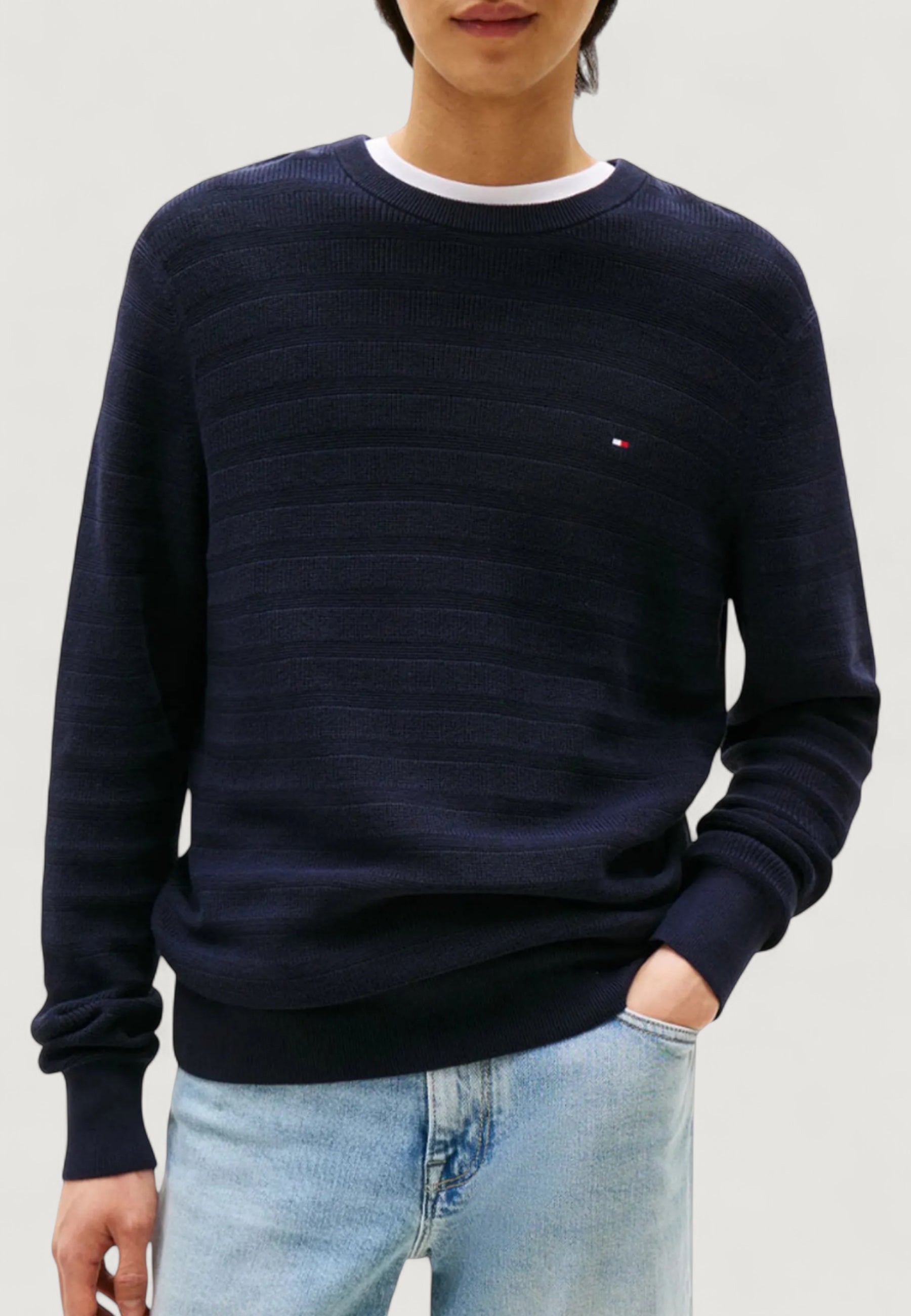 Pullover Tommy Hilfiger STRIPE STRUCTURE C N