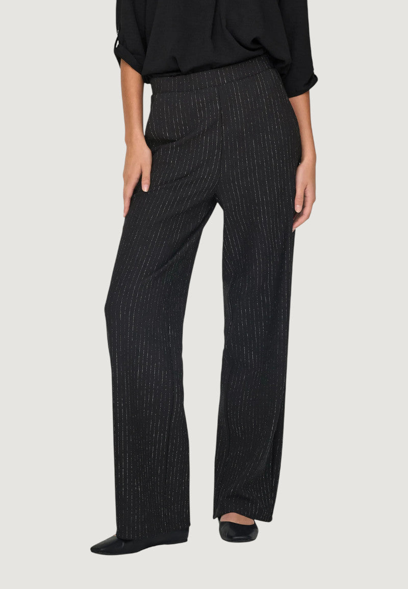 Pantaloni a palazzo Jacqueline de Yong Jdymary Geggo One Lurex Pant Jrs