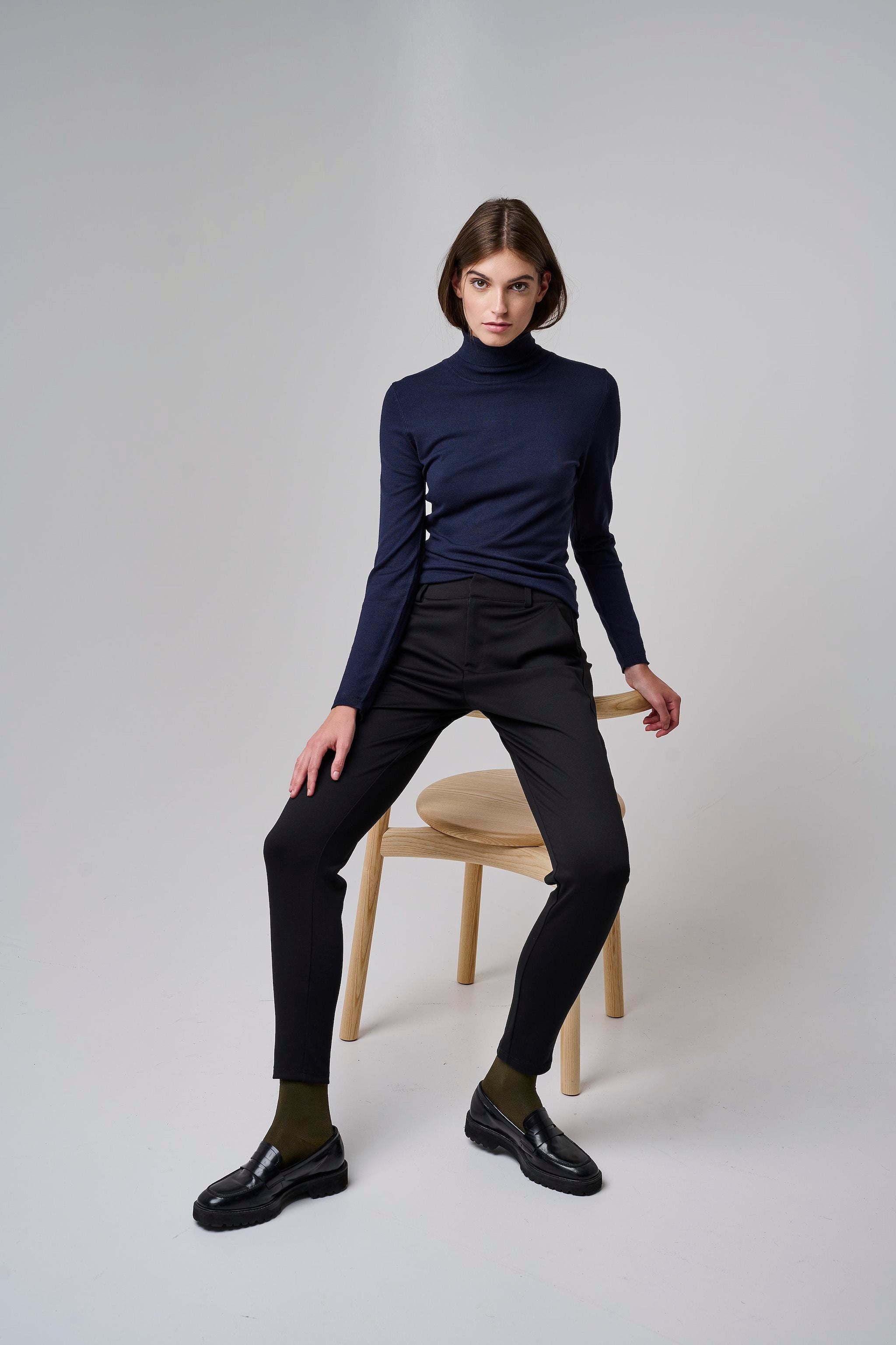 Pantaloni a sigaretta ICHI IHKATE SUS OFFICE PA