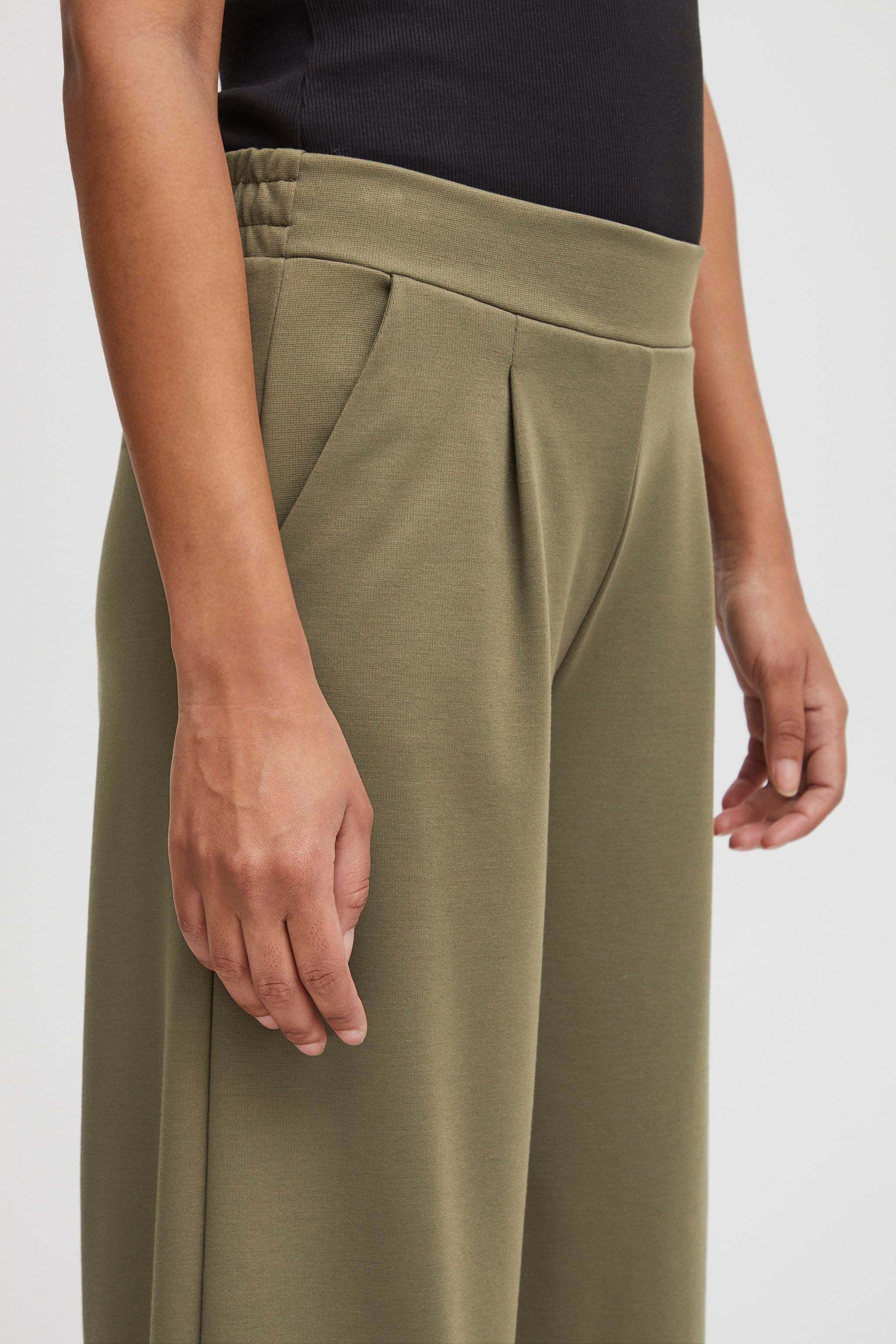 Pantaloni bootcut ICHI IHKATE SUS WIDE PA