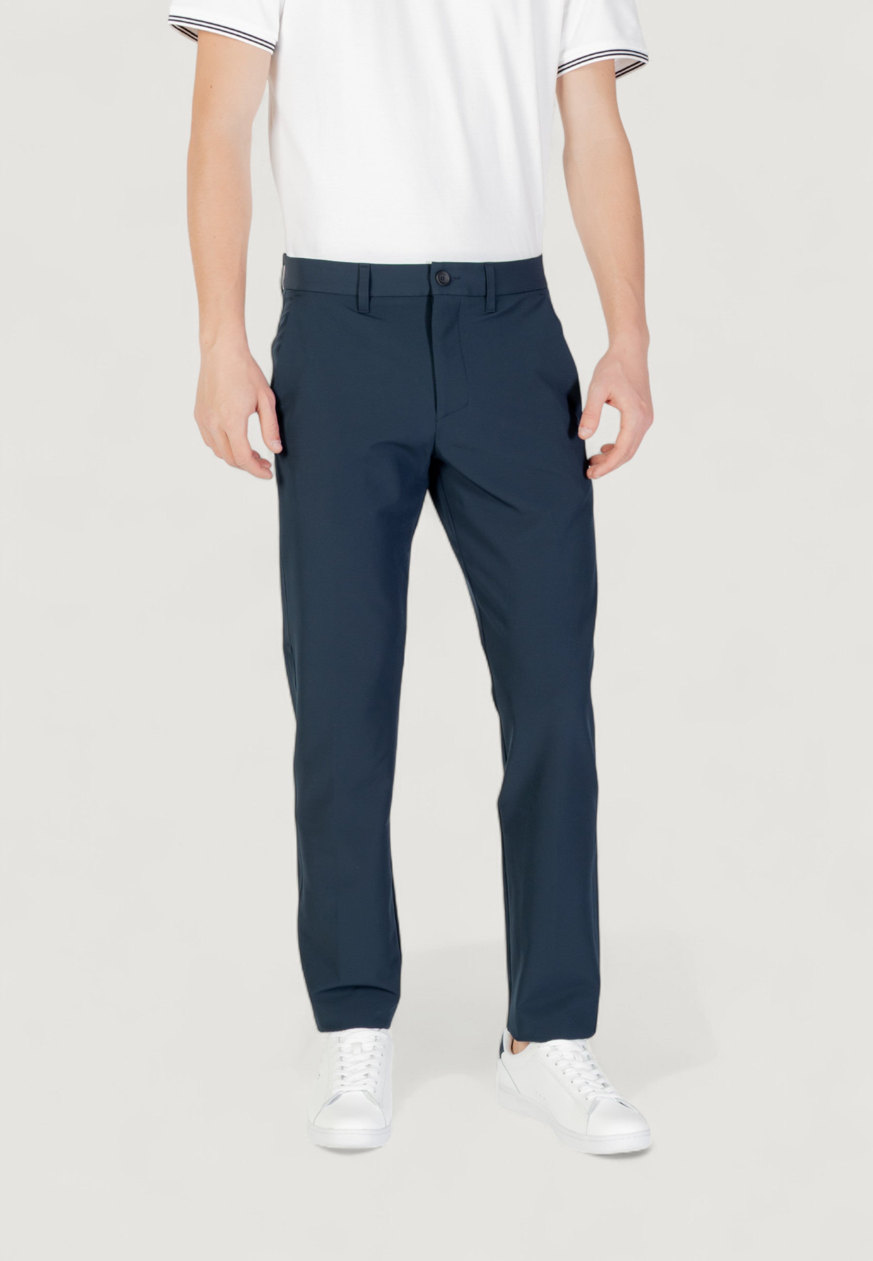 BOSS Hommes T Commuter-Slim Pantalon Slim Fit en matière Softshell