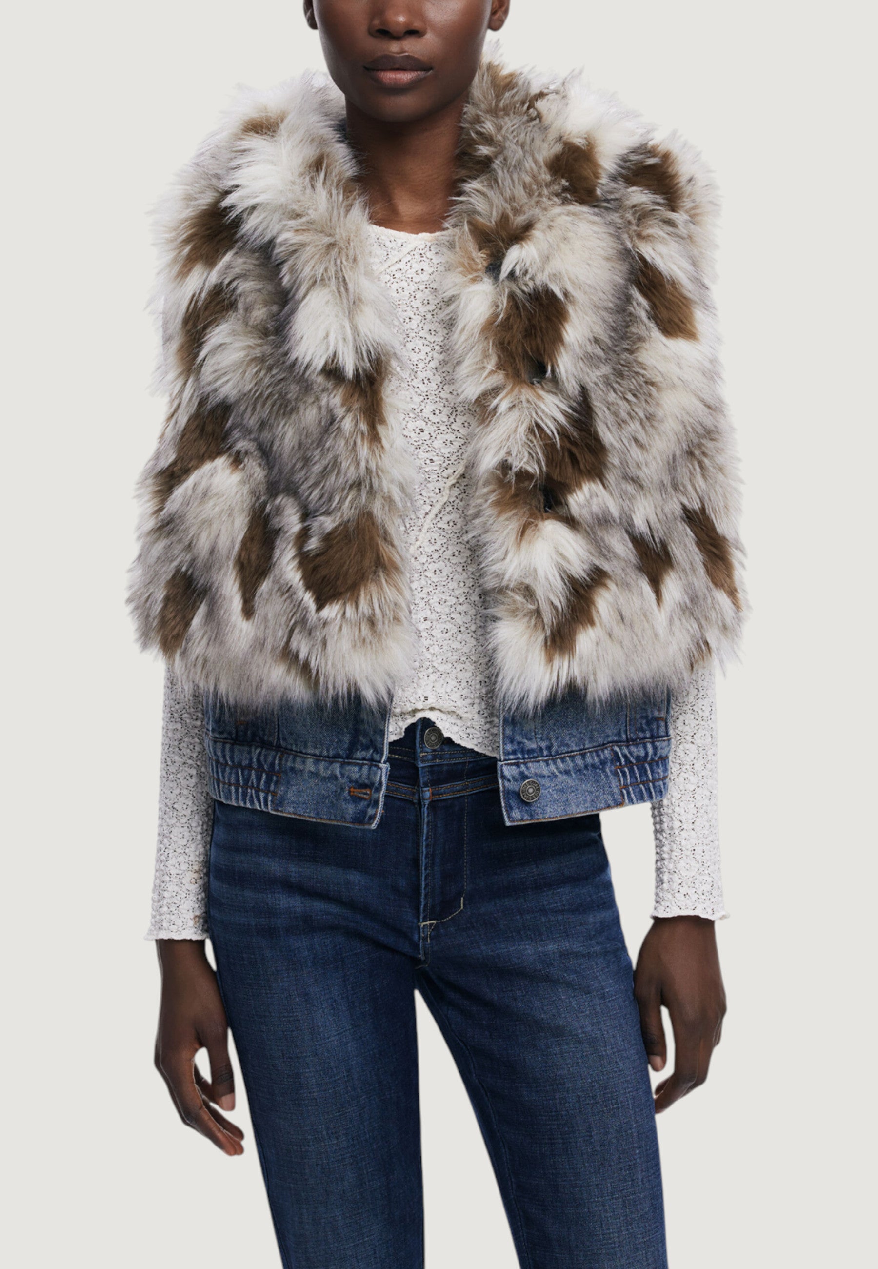 Ecologic fur coats Desigual CHAQ_BUNNY