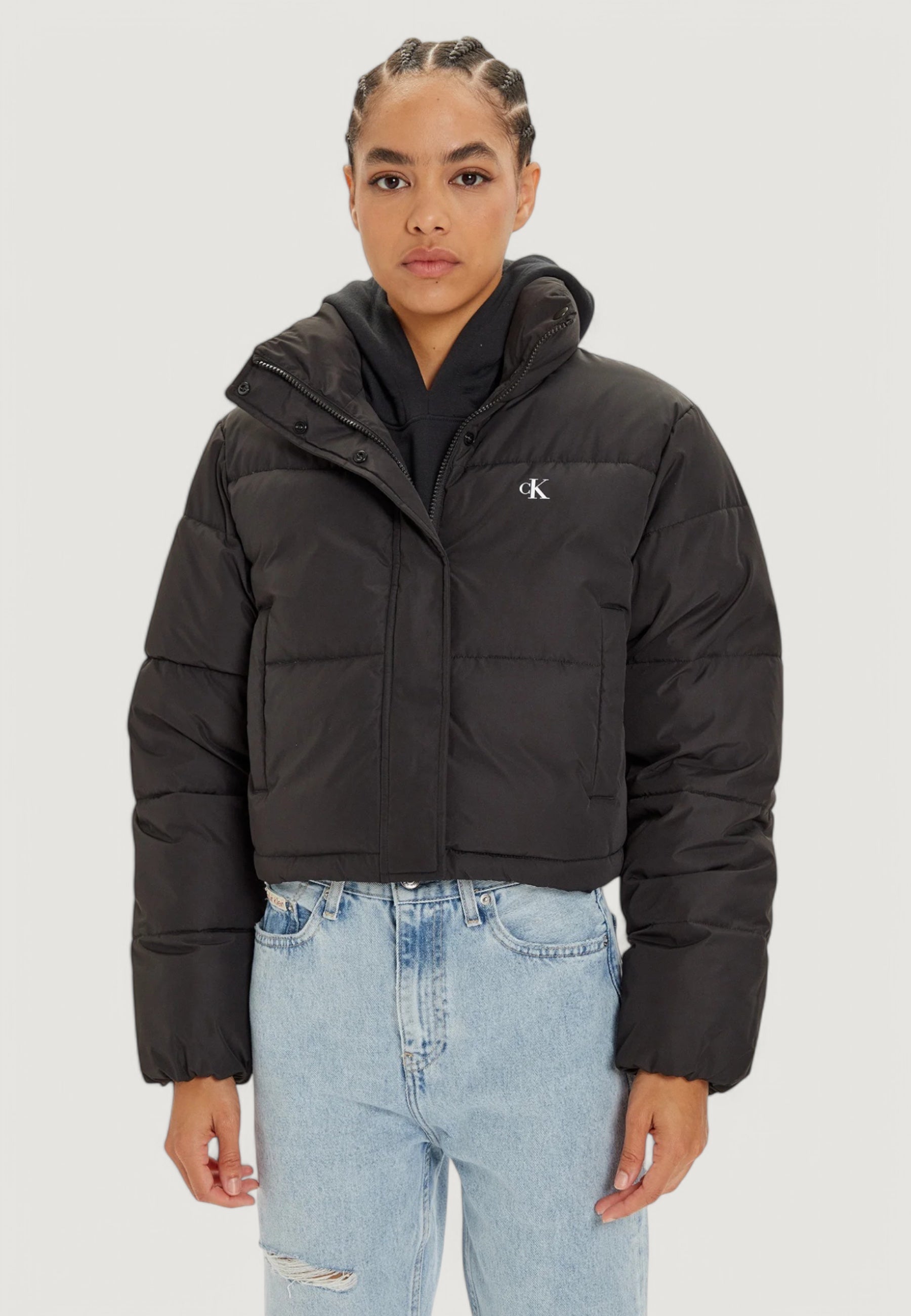 Down jacket Calvin Klein Jeans MATTE CROPPED ND PUF