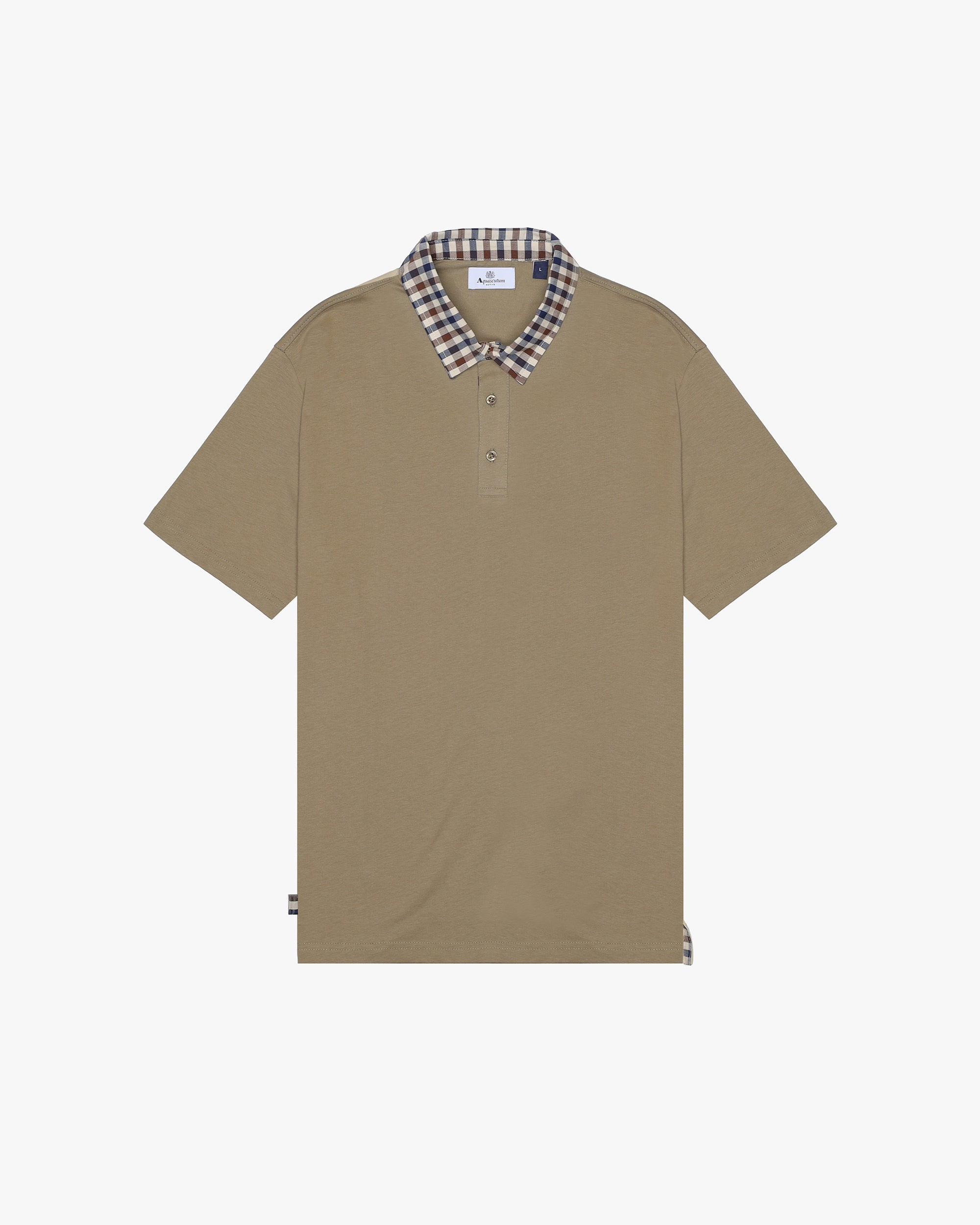 Polo manica corta Aquascutum Active CLUB CHECK COLLAR POLO