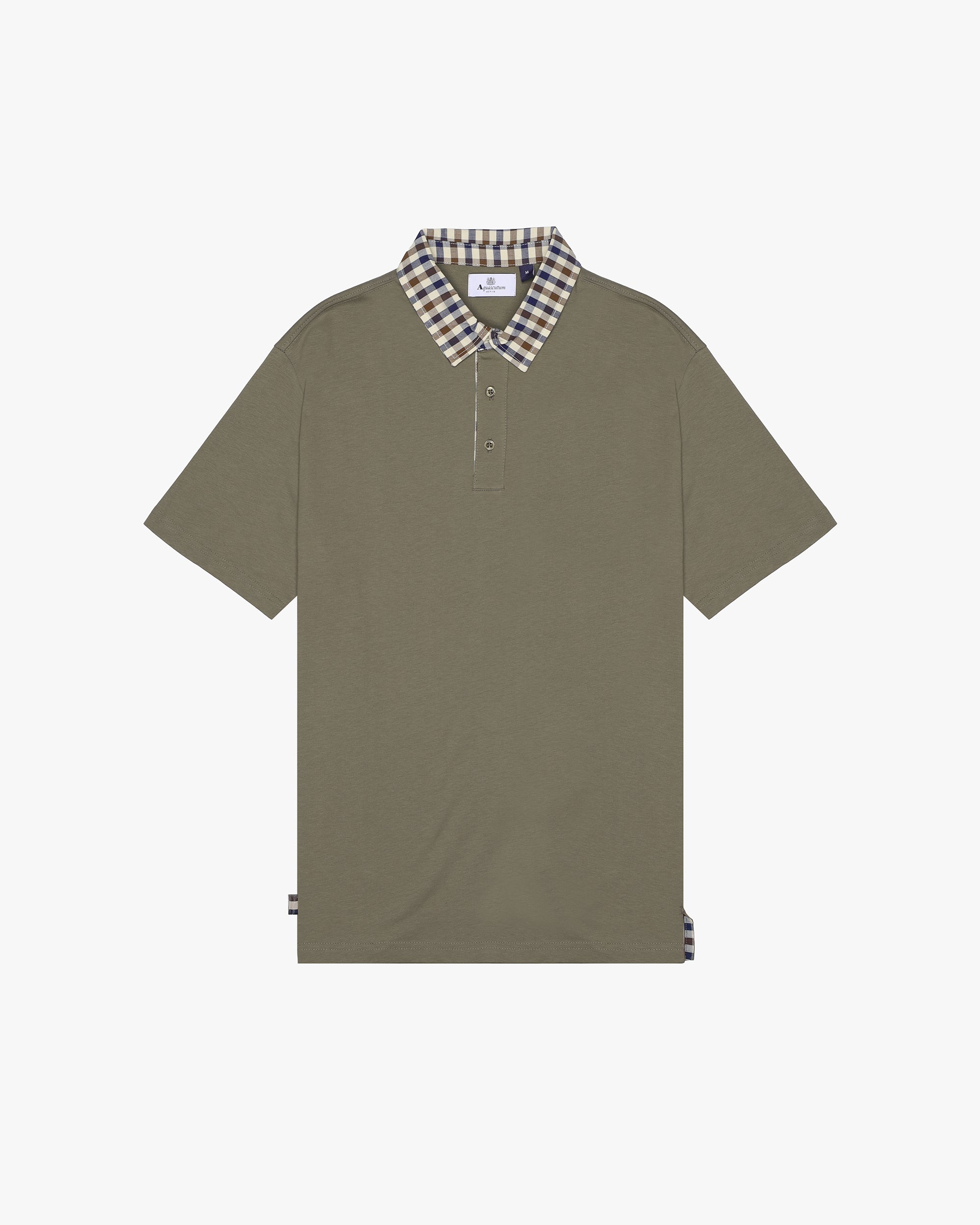 Polo manica corta Aquascutum Active CLUB CHECK COLLAR POLO