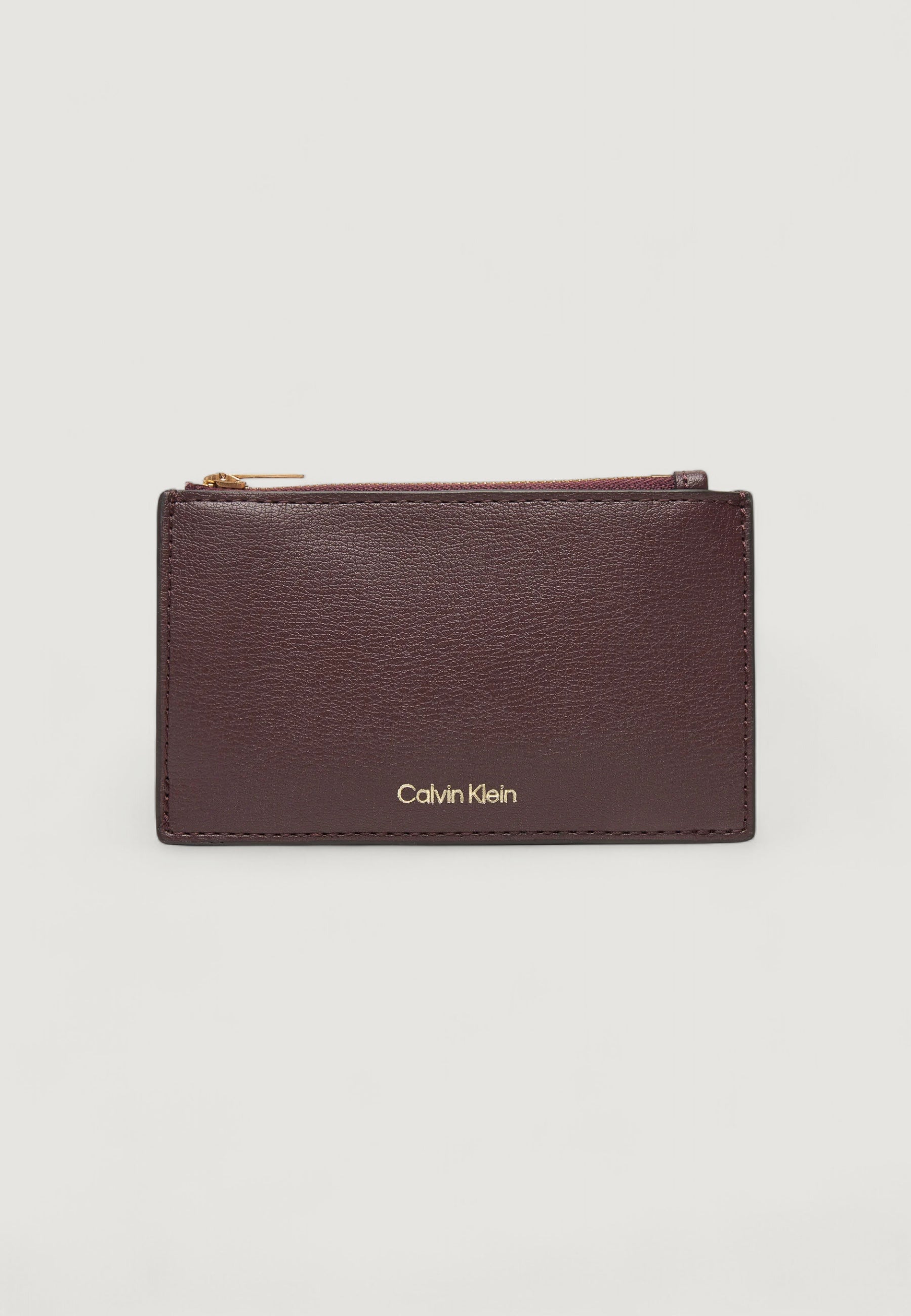 Calvin Klein FOIL LOGO TOP ZIP CARDCASE