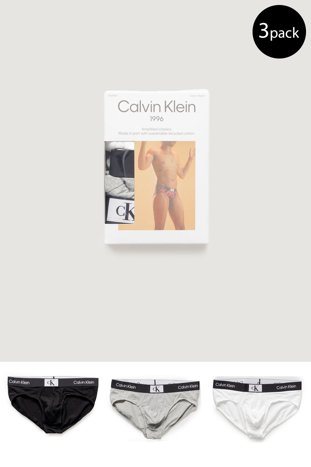 Slip Calvin Klein Underwear HIP BRIEF 3PK