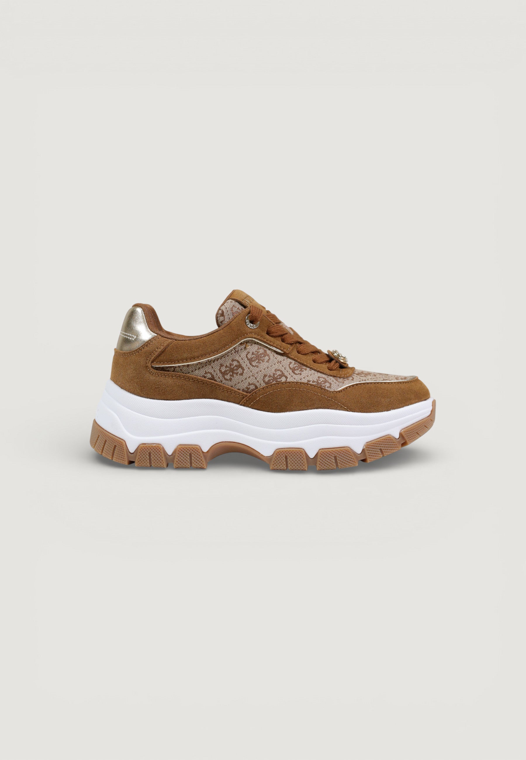 GUESS Happy FLPHAPFAL12WHIBR, Scarpe Sportive - 36 EU GUESS Happy FLPHAPFAL12WHIBR, Scarpe Sportive - 36 EU