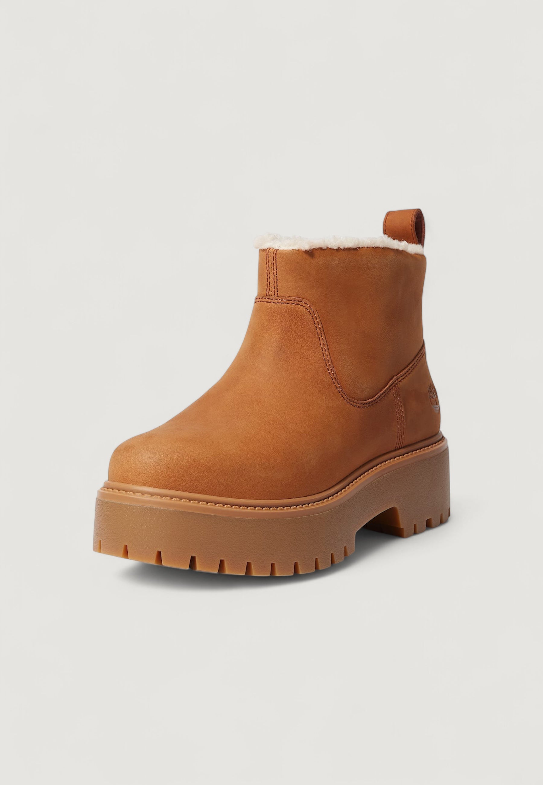 Boots and ankle boots TIMBERLAND STST MID WARM LINED BOOT RUST, Wide