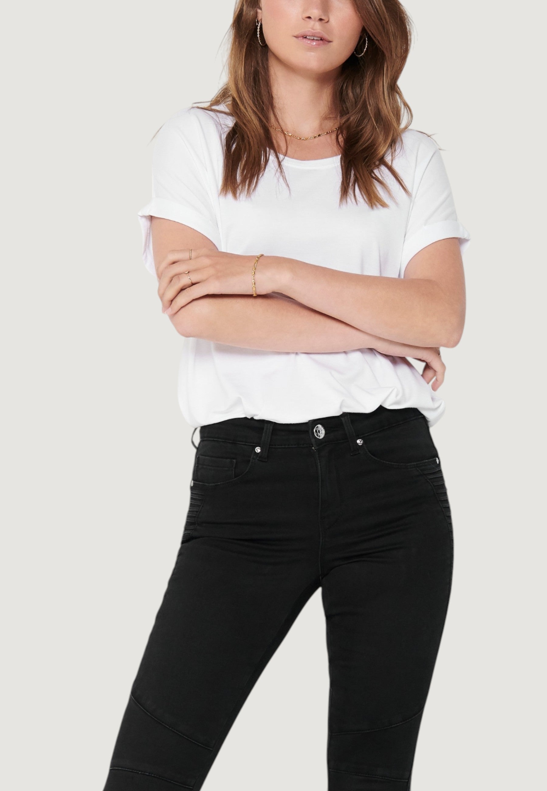 T-shirt Only ONLMOSTER S/S O-NECK TOP NOOS JRS