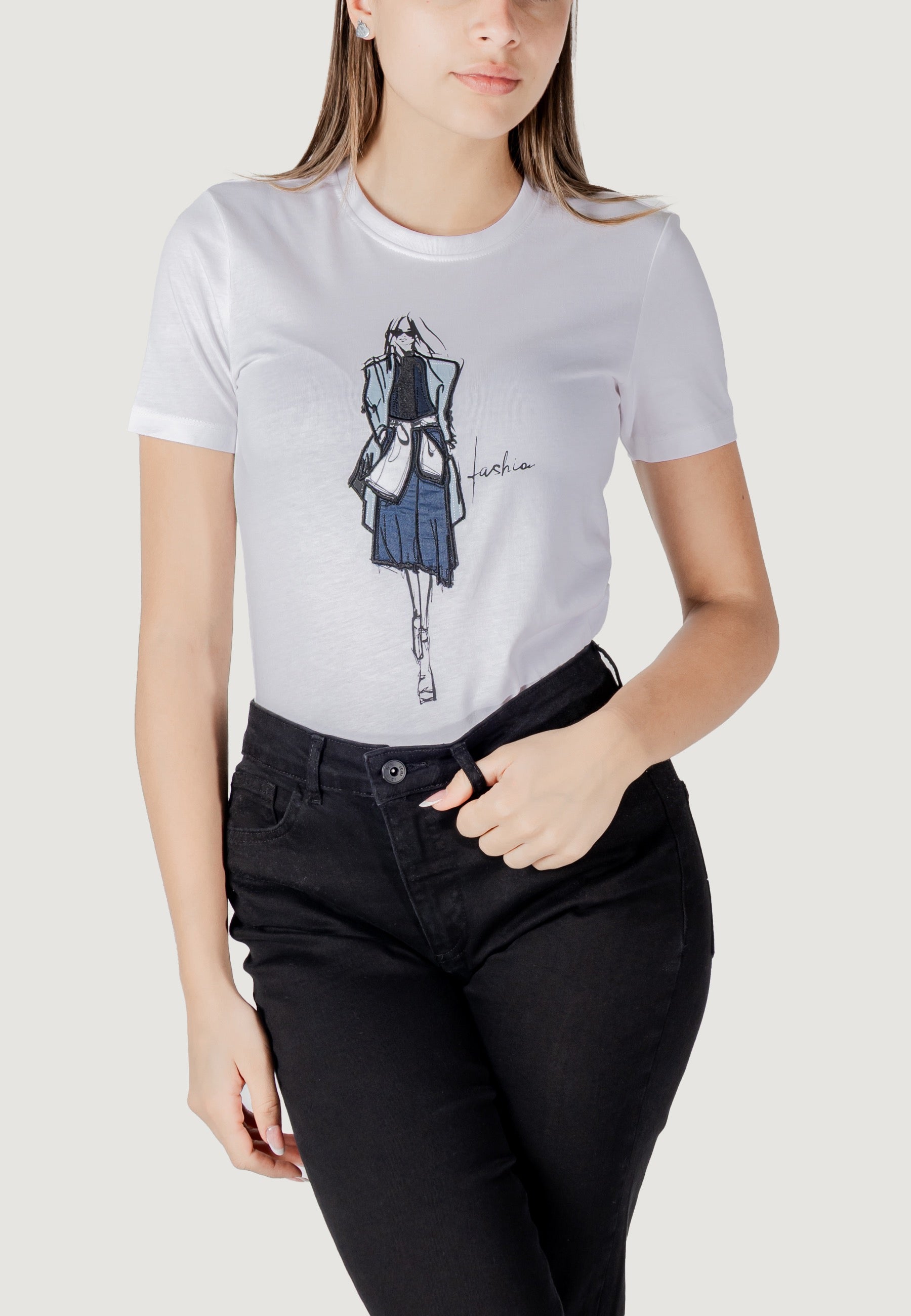 T-shirts Only Onlemma Life Reg S/S Lady Top Box Jrs