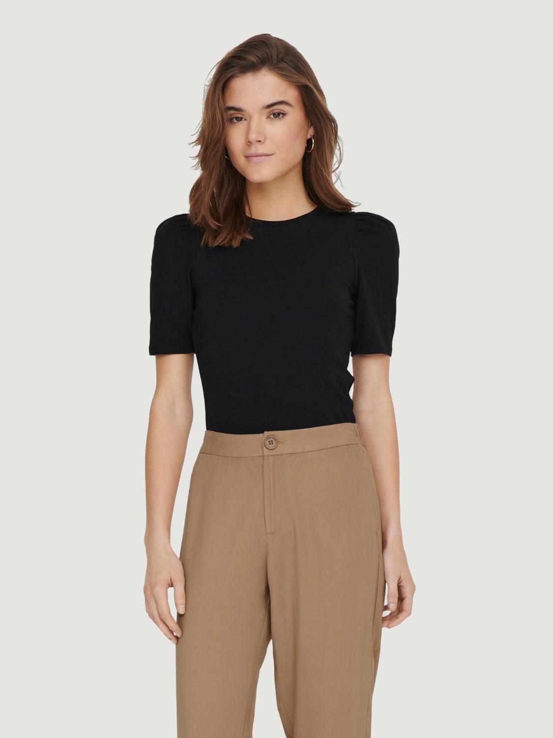 T-shirt Only ONLLIVE LOVE 2/4 PUFFTOP JRS NOOS