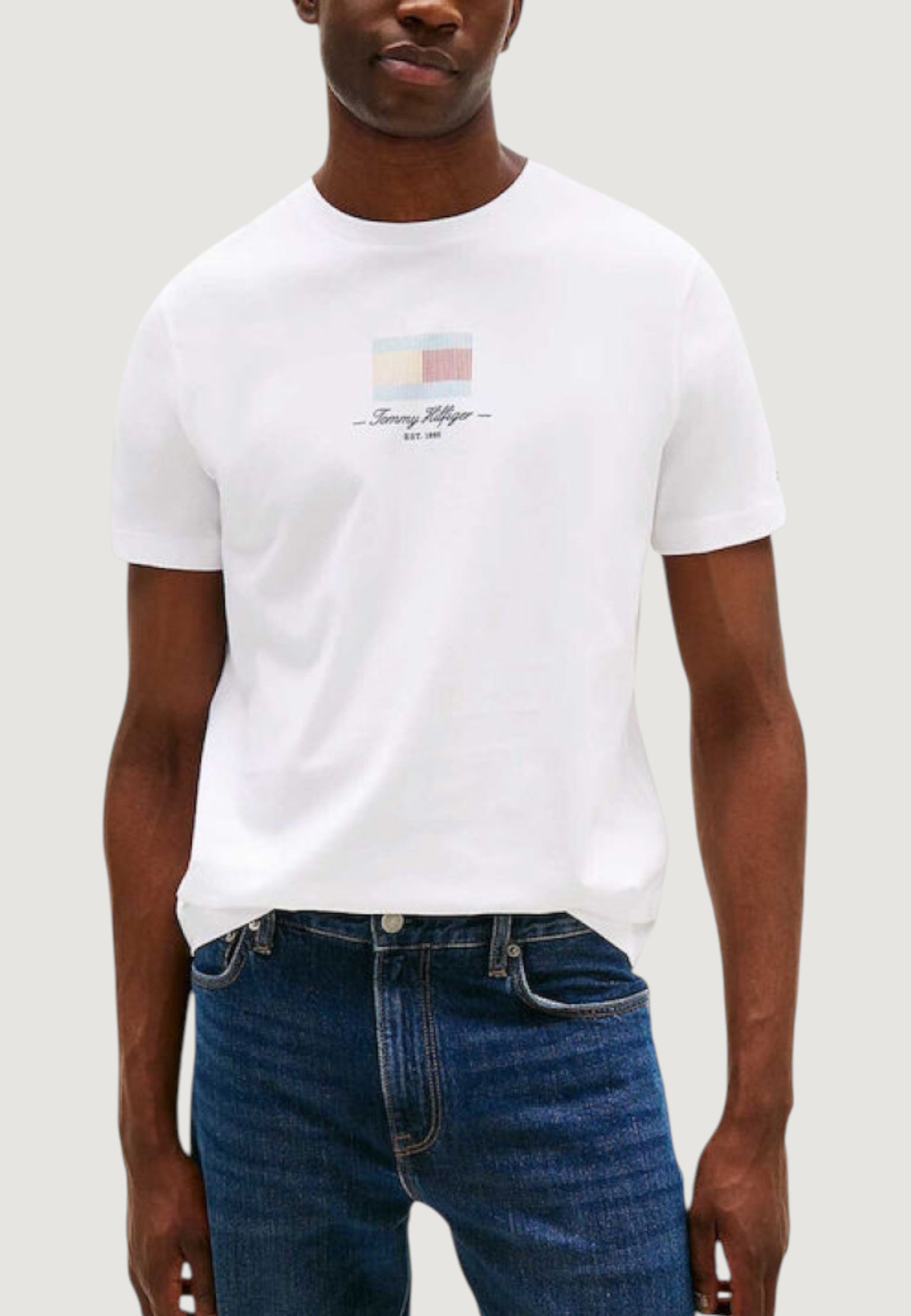 T-shirt Tommy Hilfiger ITHACA FLAG TEE