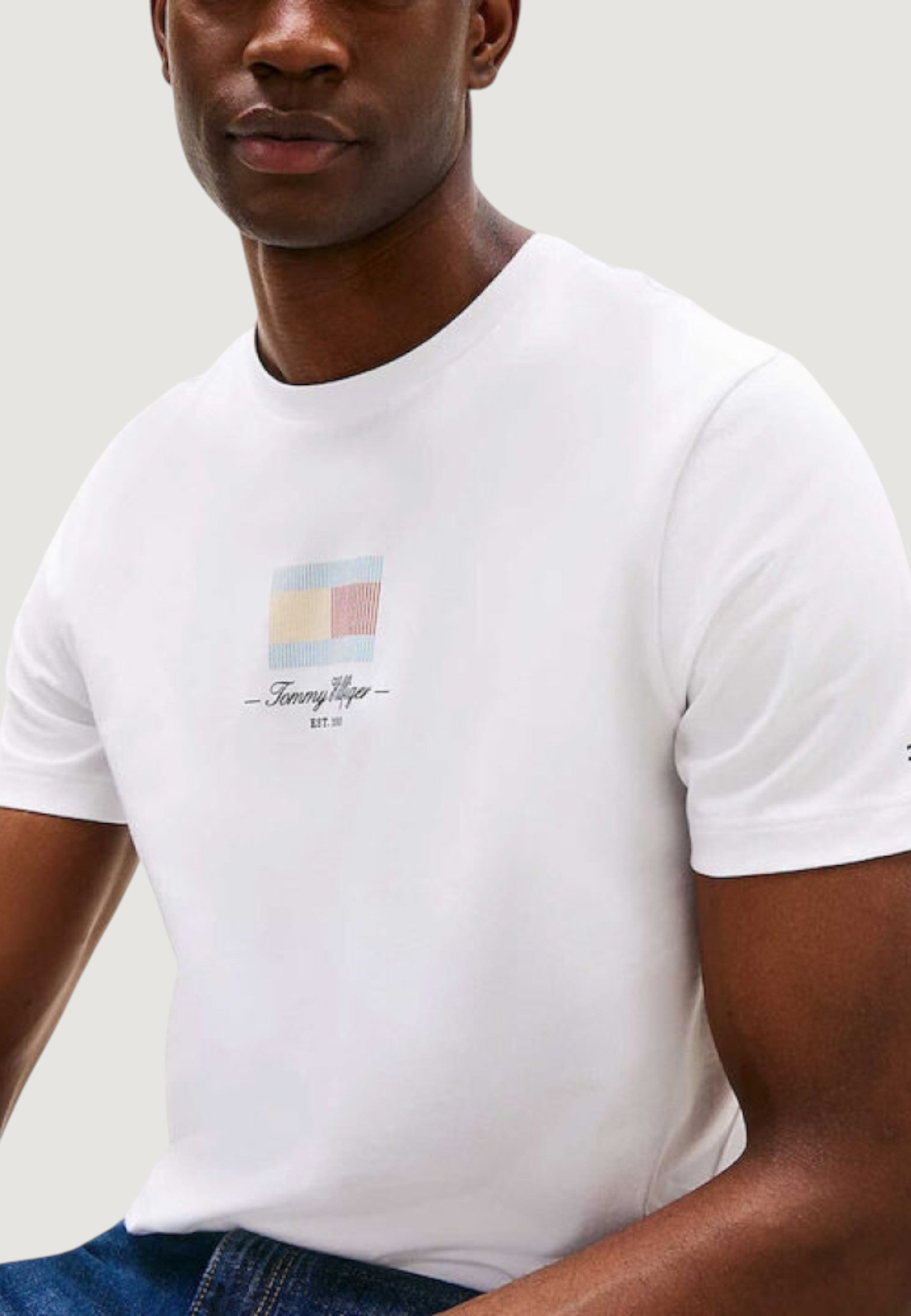 T-shirt Tommy Hilfiger ITHACA FLAG TEE